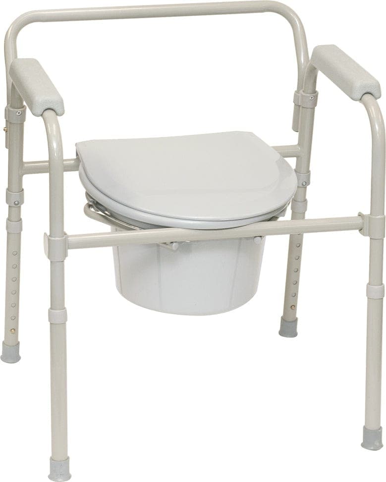 Compass Health Compass Health ProBasics Folding Commode with Full Seat BSFC