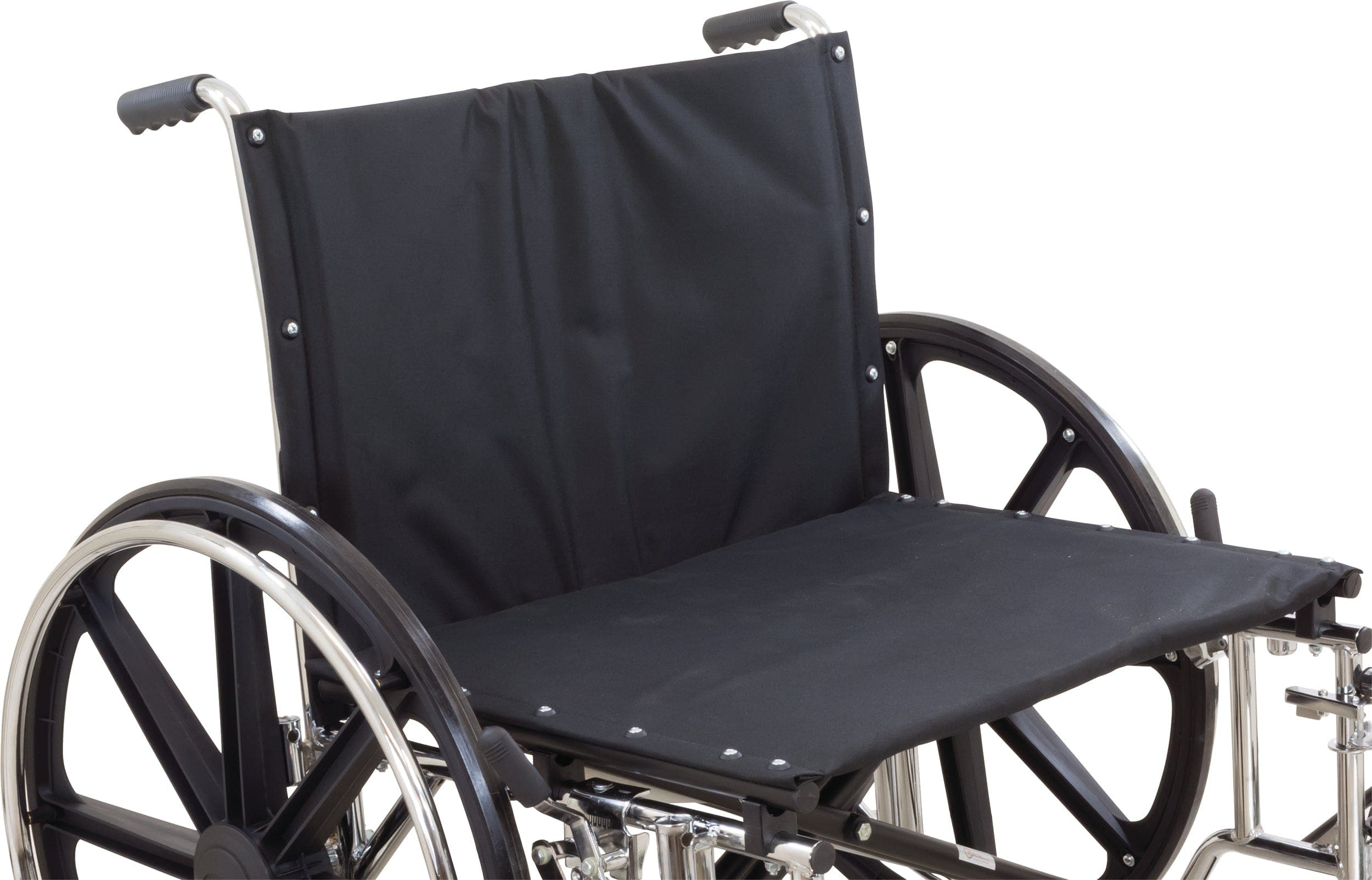 Compass Health Compass Health ProBasics Heavy Duty K0007 Wheelchair, 28" x 20" Seat with Footrests, WC72820DS