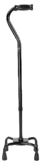 Compass Health Compass Health ProBasics Quad Cane, Small Base (Black) CNQSB