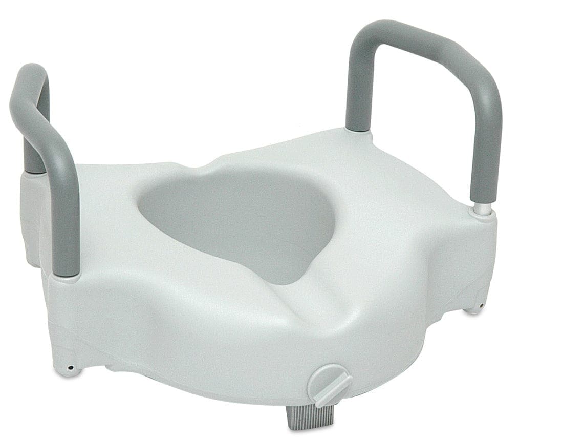 Compass Health Compass Health ProBasics Raised Toilet Seat with Lock and Arms, BSRTSLA