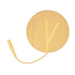Compass Health Compass Health Self-Adhesive Electrodes, 3" Round Tan Cloth, Foil Pouch EF3000TC2