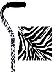 Compass Health Compass Health Viverity Cane Expressions Cover - Zebra Print CEX-004ZB