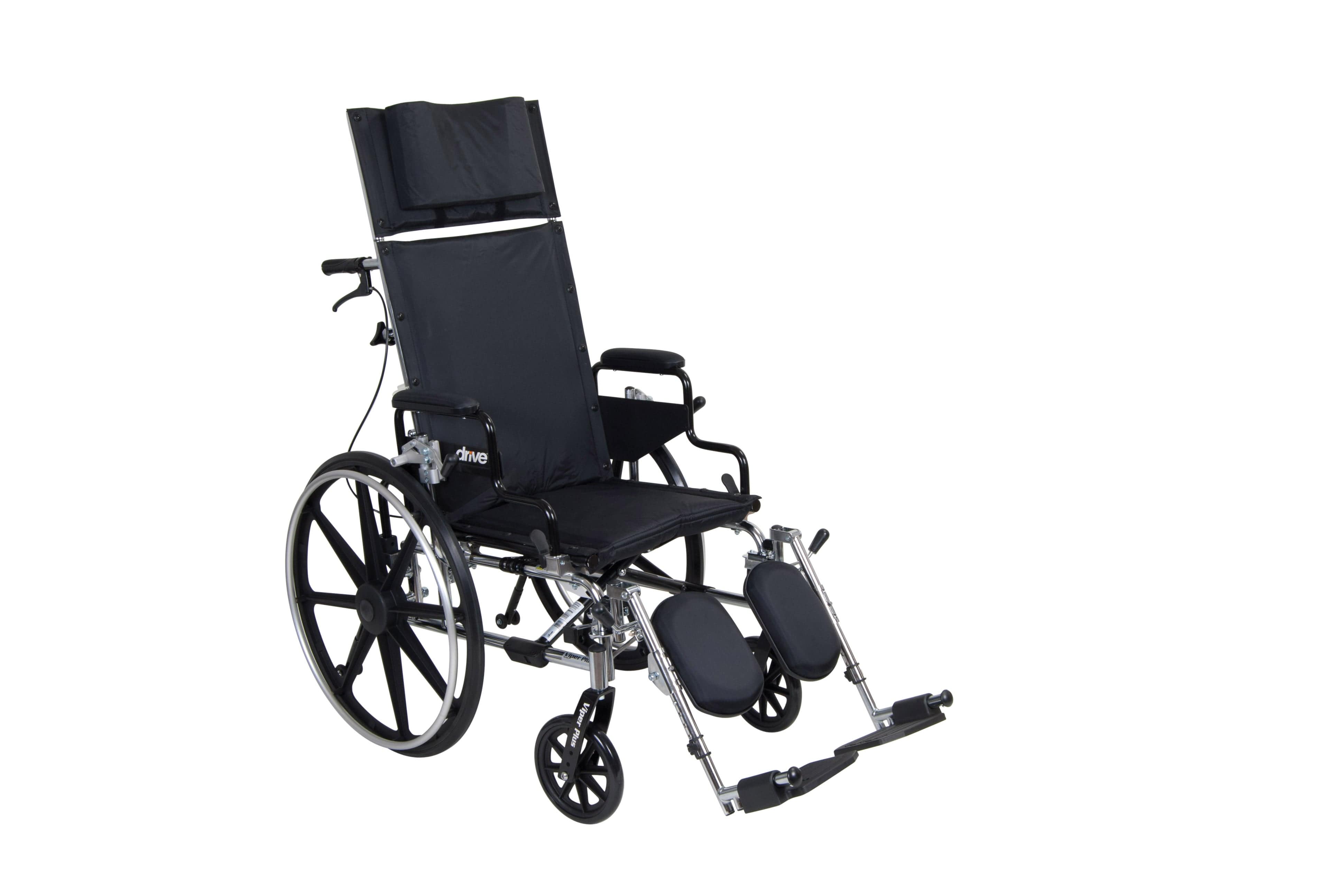 Drive Medical Drive Medical Viper Plus GT Full Reclining Wheelchair pla416rbdda