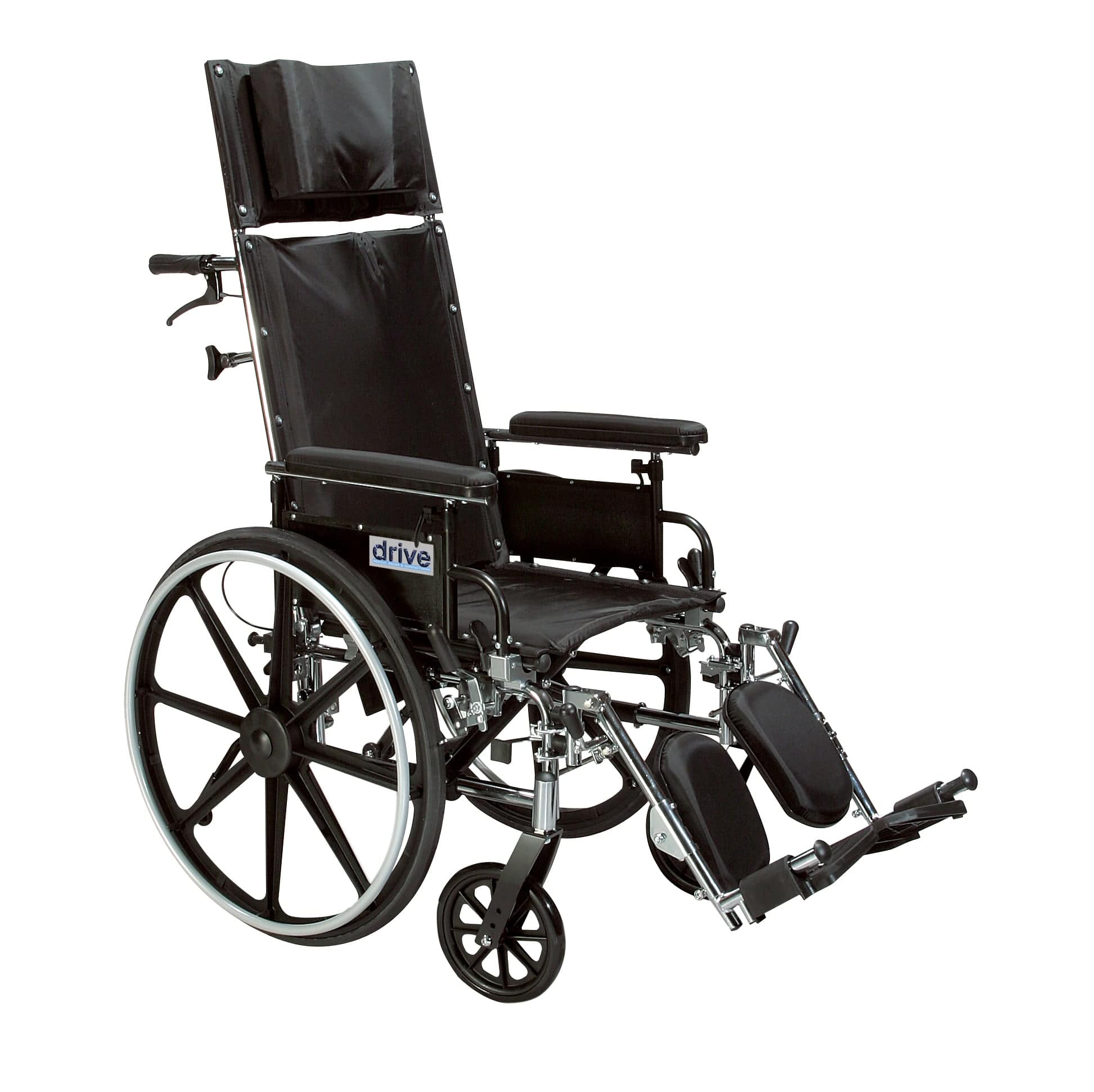 Drive Medical Drive Medical Viper Plus GT Full Reclining Wheelchair pla420rbdda