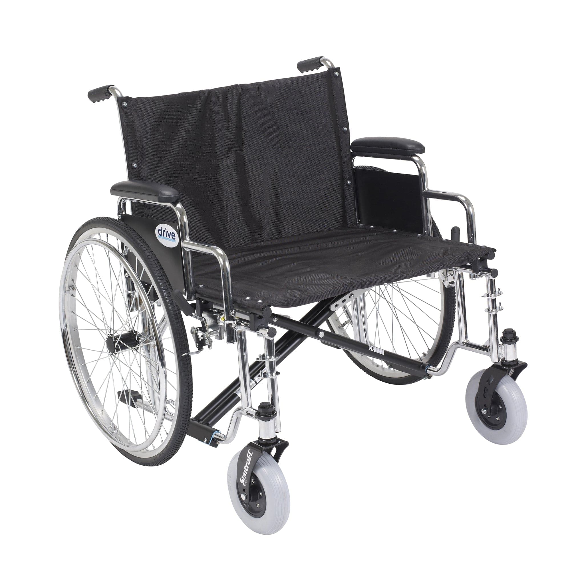 Drive Medical Drive Medical Sentra EC Heavy Duty Extra Wide Wheelchair std26ecdda