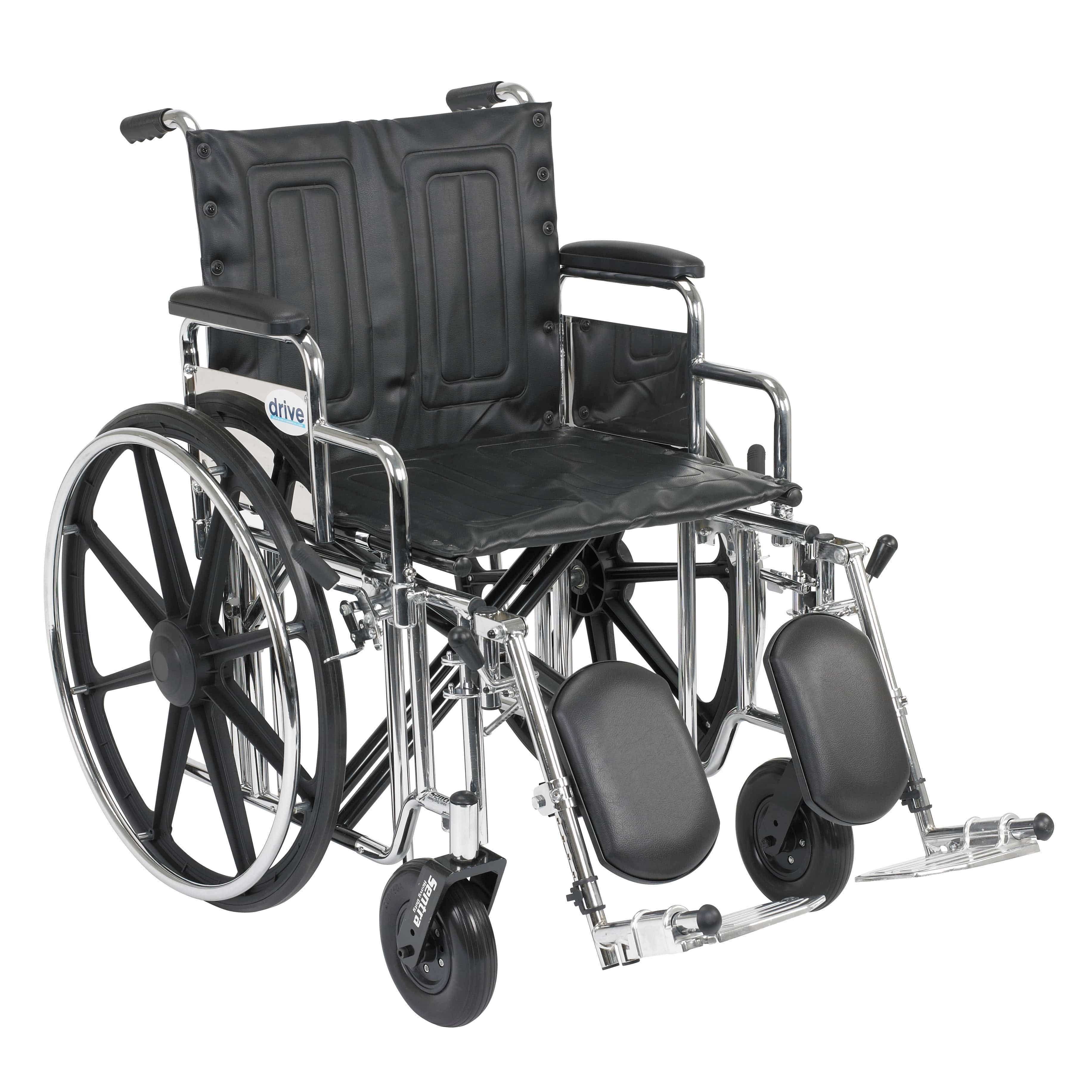 Drive Medical Drive Medical Sentra Extra Heavy Duty Wheelchair STD20DDA-ELR