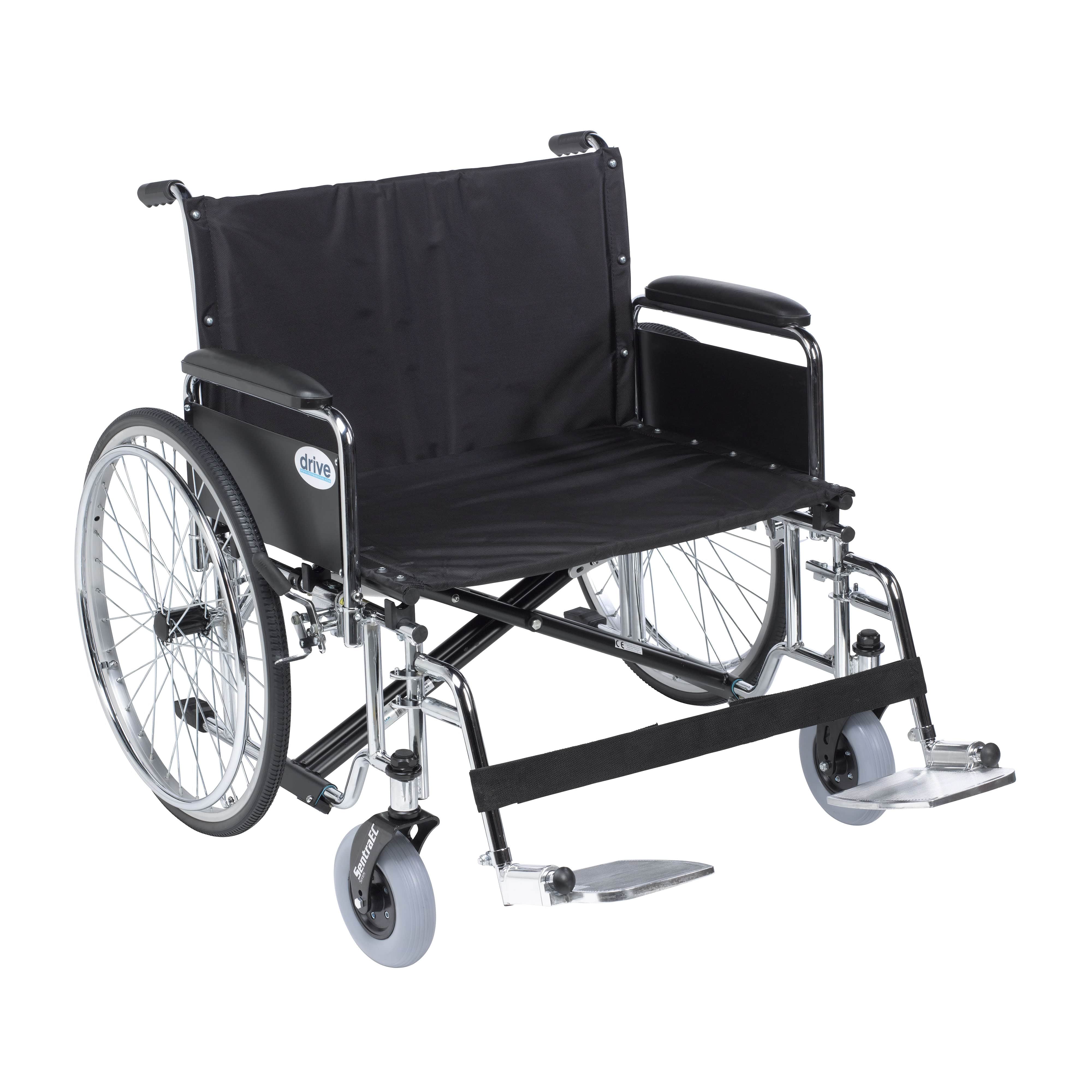 Drive Medical Drive Medical Sentra EC Heavy Duty Extra Wide Wheelchair STD26ECDFA-SF