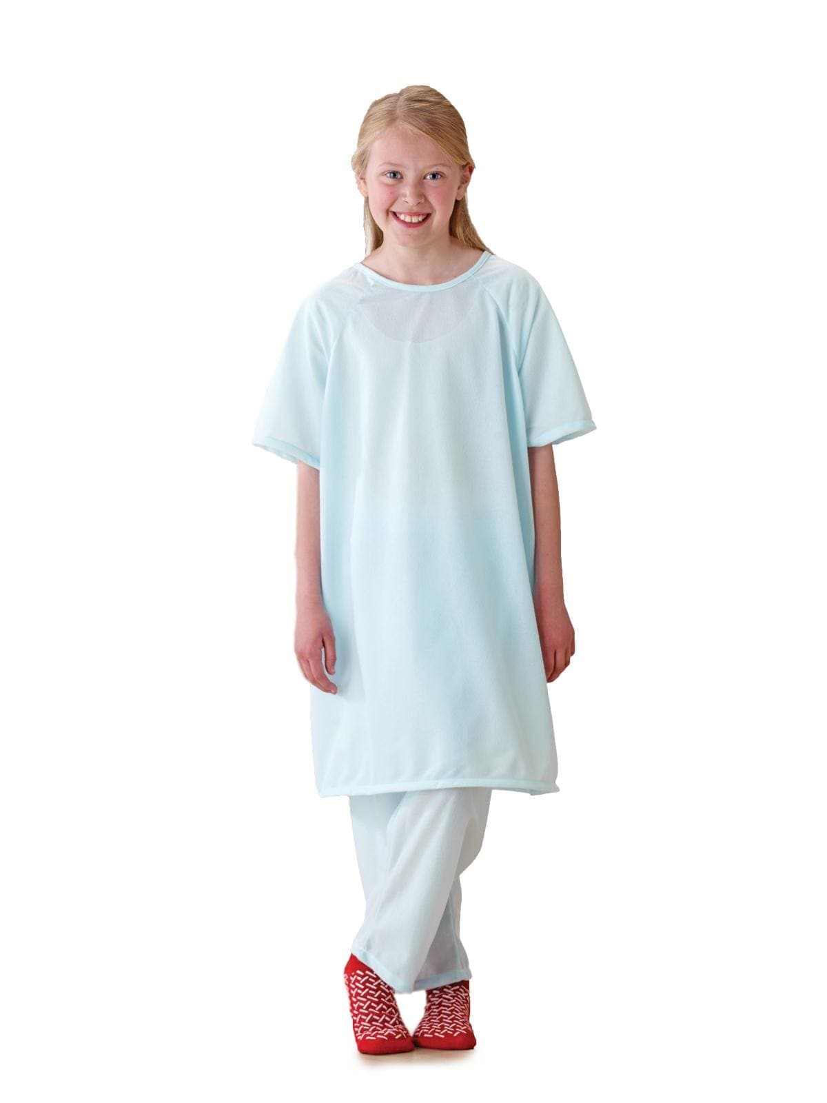 Medline Medline Snuggly Solids Pediatric Pajama Shirts MDT011277L