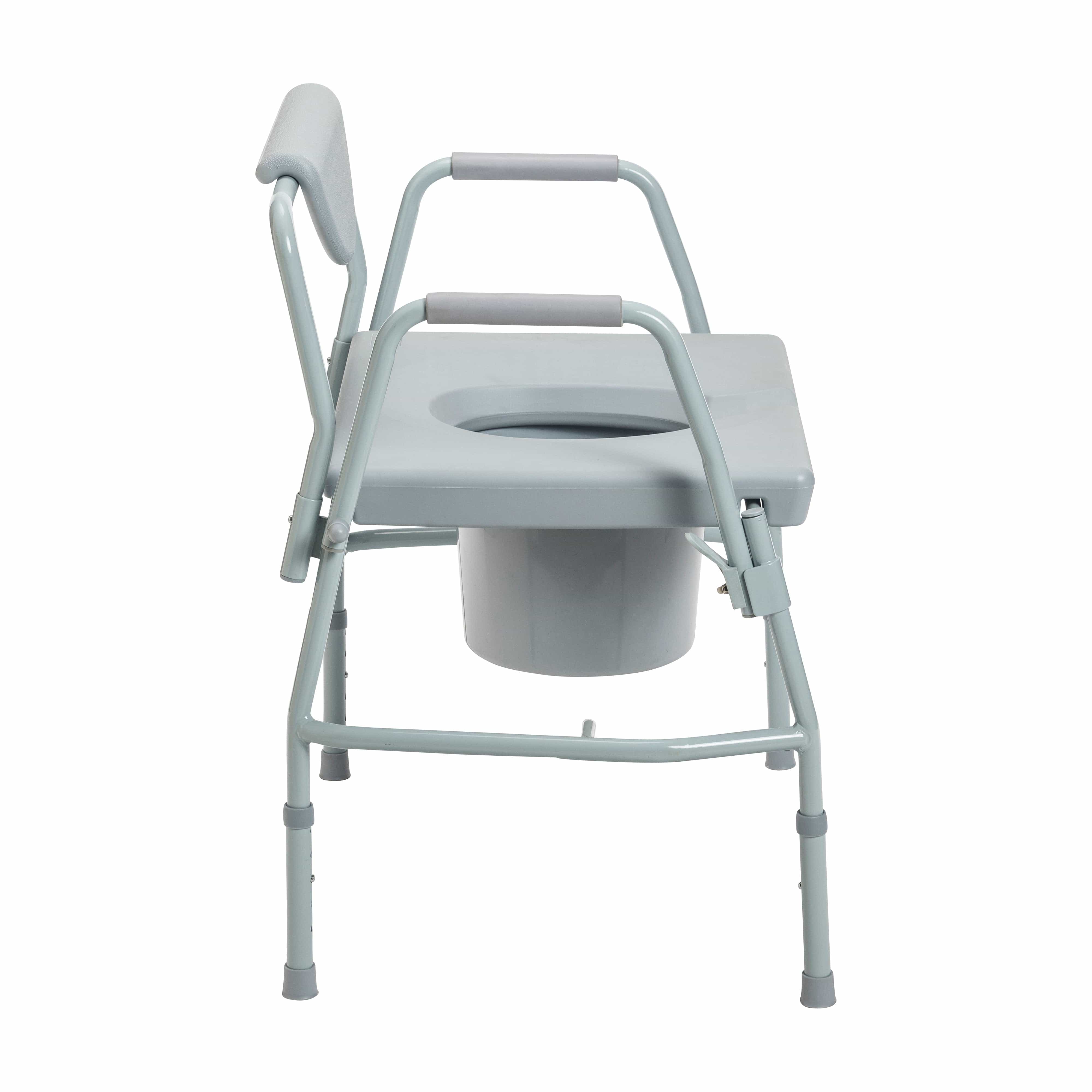 Drive Medical Drive Medical Bariatric Drop Arm Bedside Commode Chair 11135-1