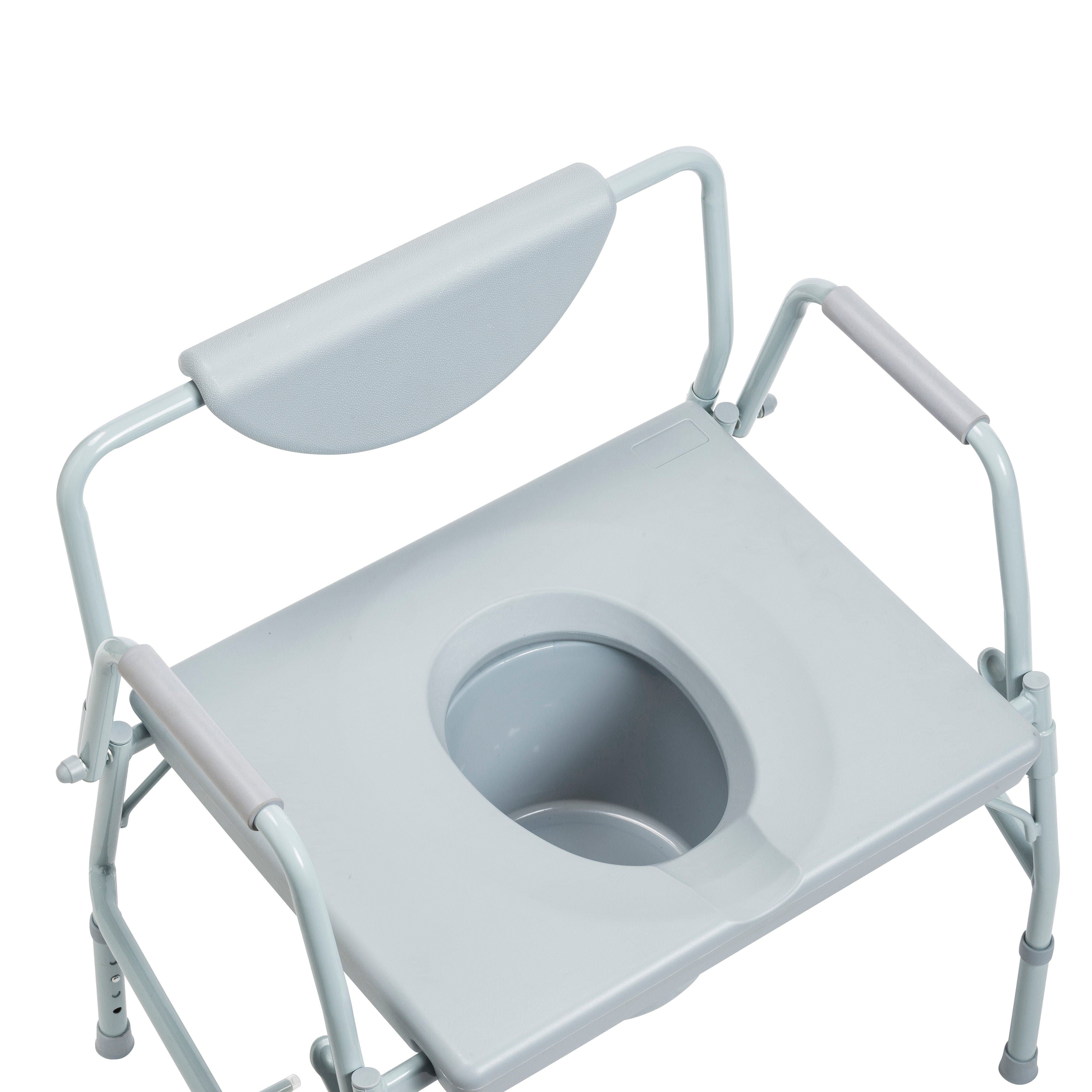 Drive Medical Drive Medical Bariatric Drop Arm Bedside Commode Chair 11135-1