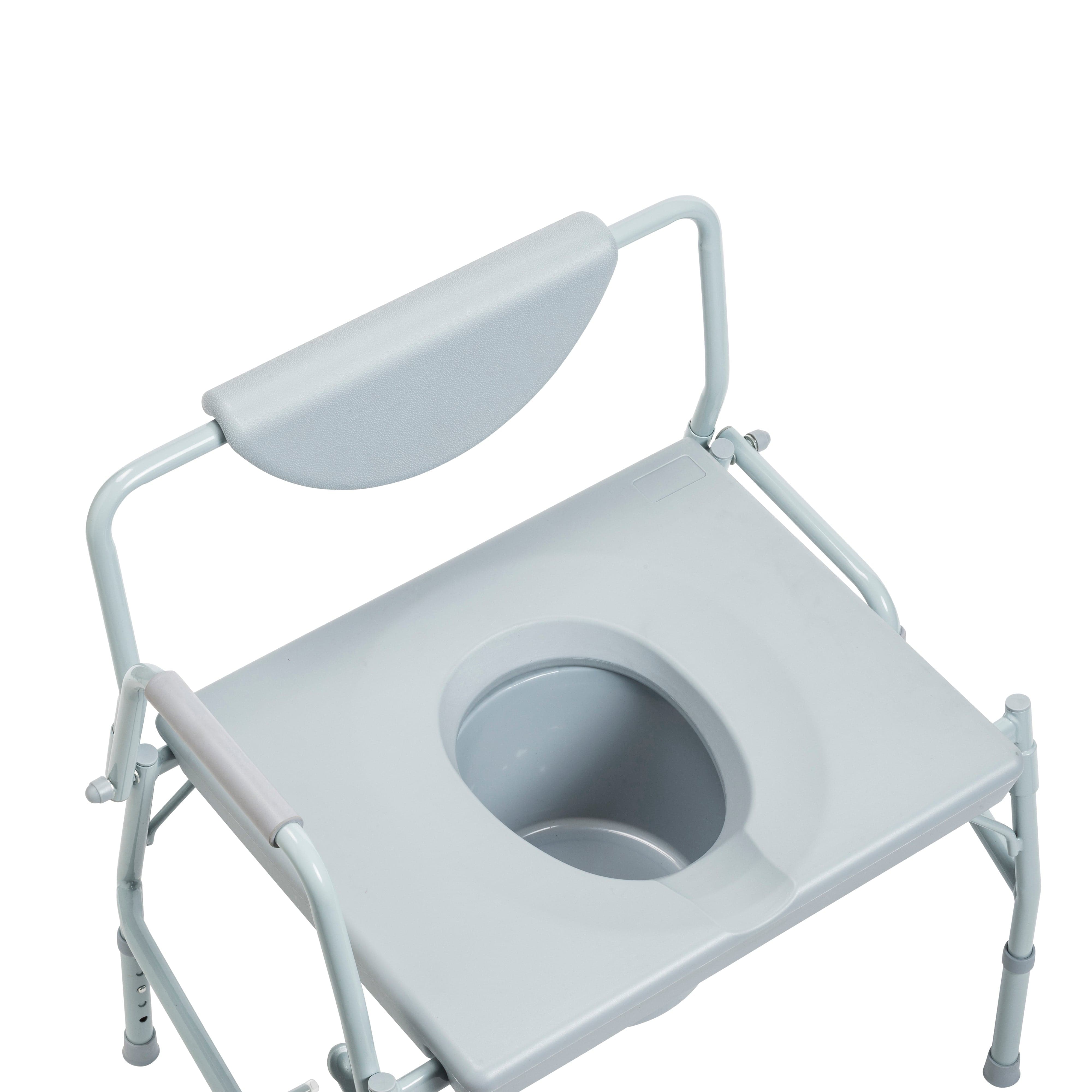 Drive Medical Drive Medical Bariatric Drop Arm Bedside Commode Chair 11135-1