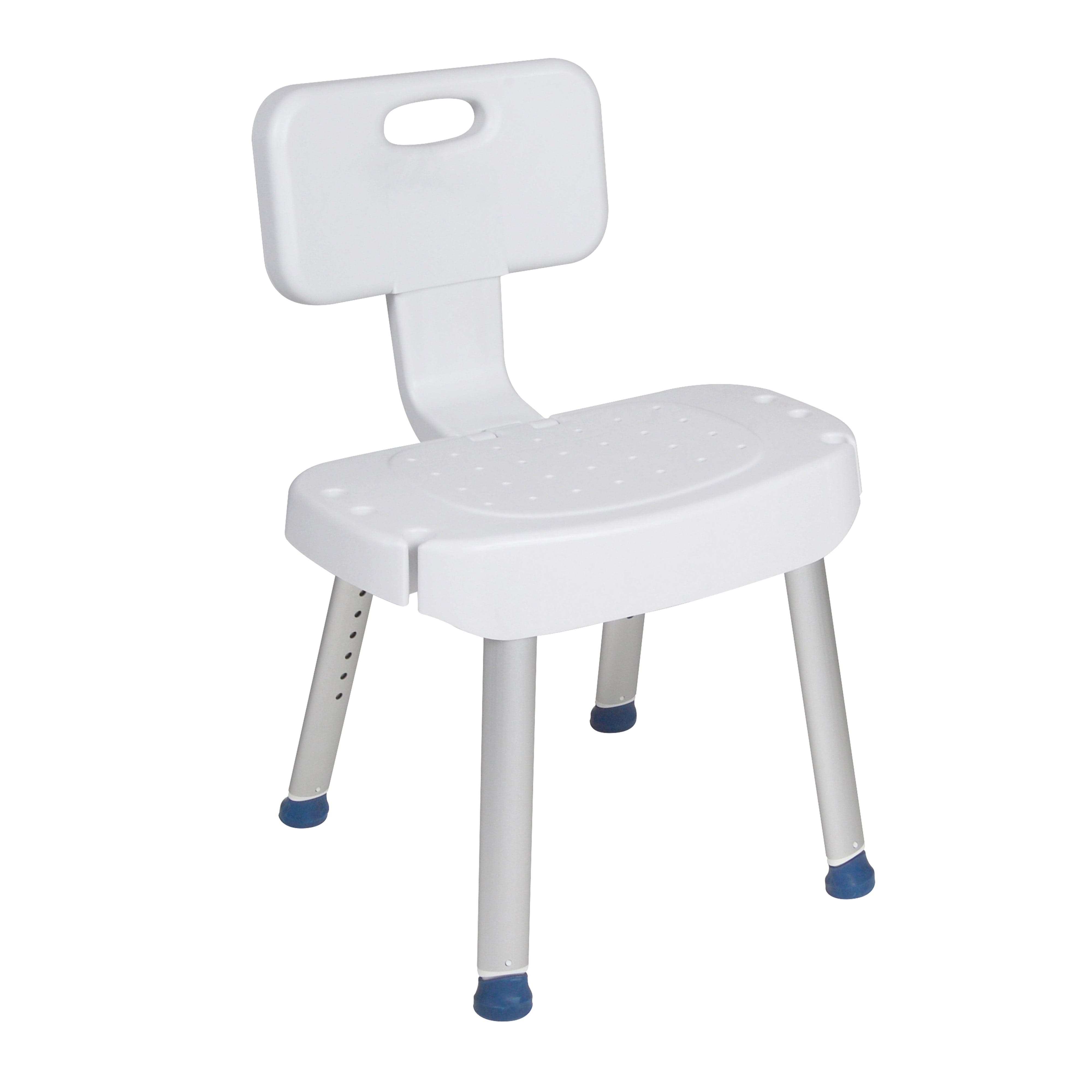 Drive Medical Drive Medical Bathroom Safety Shower Chair with Folding Back rtl12606