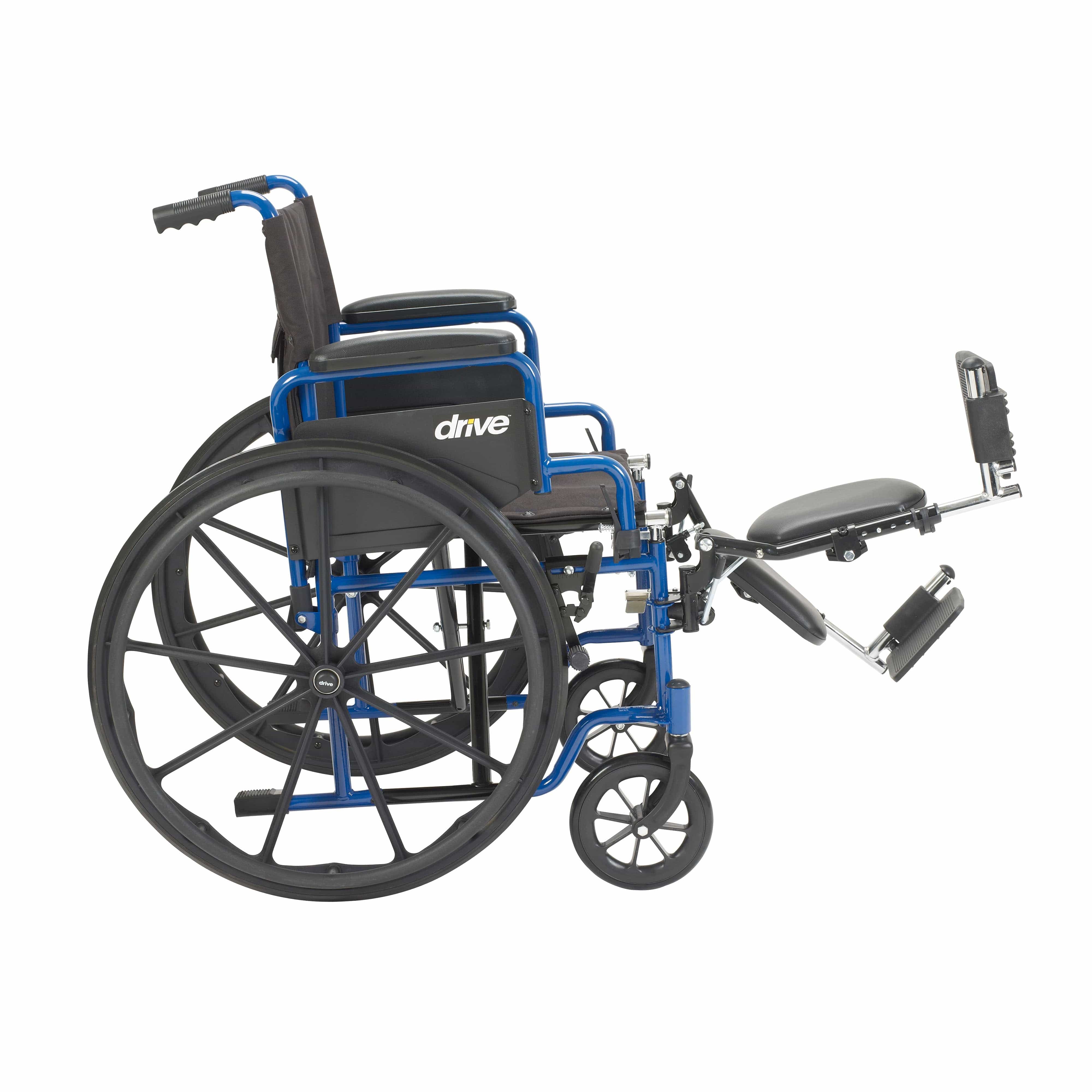 Drive Medical Drive Medical Blue Streak Wheelchair with Flip Back Desk Arms