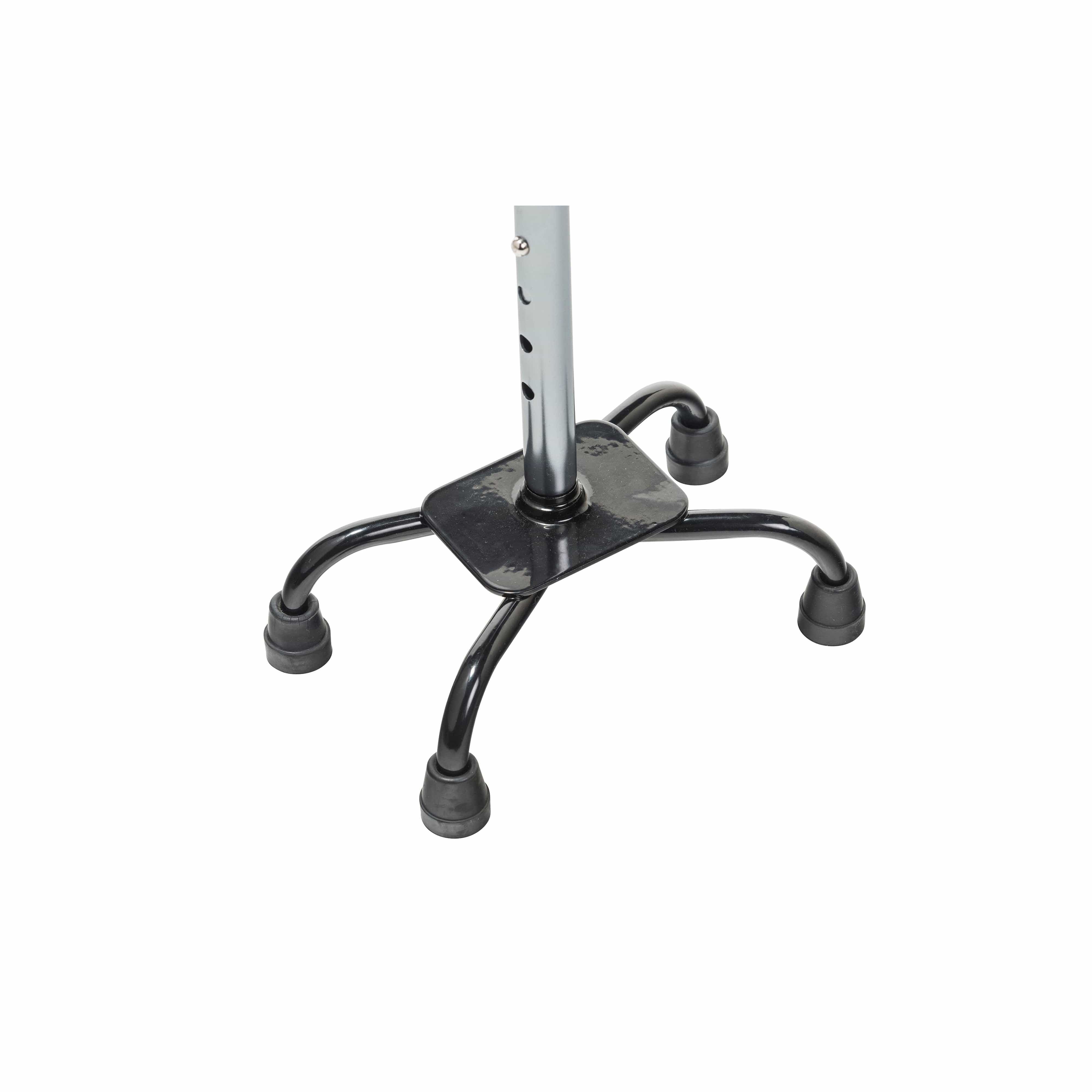 Drive Medical Drive Medical Folding Quad Cane, Small Base, Charcoal rtl10310fch