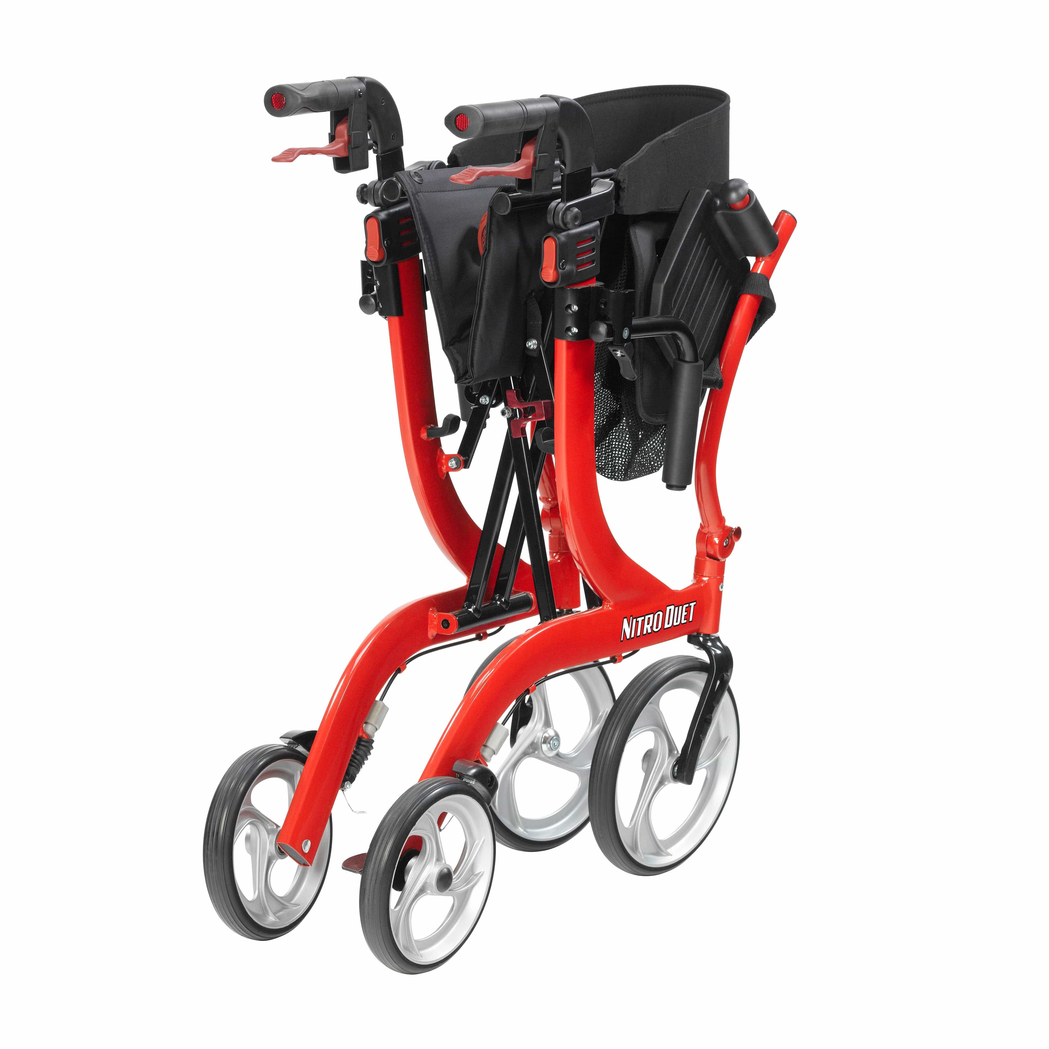 Drive Medical Nitro Duet Dual Function Transport Wheelchair and Rollat