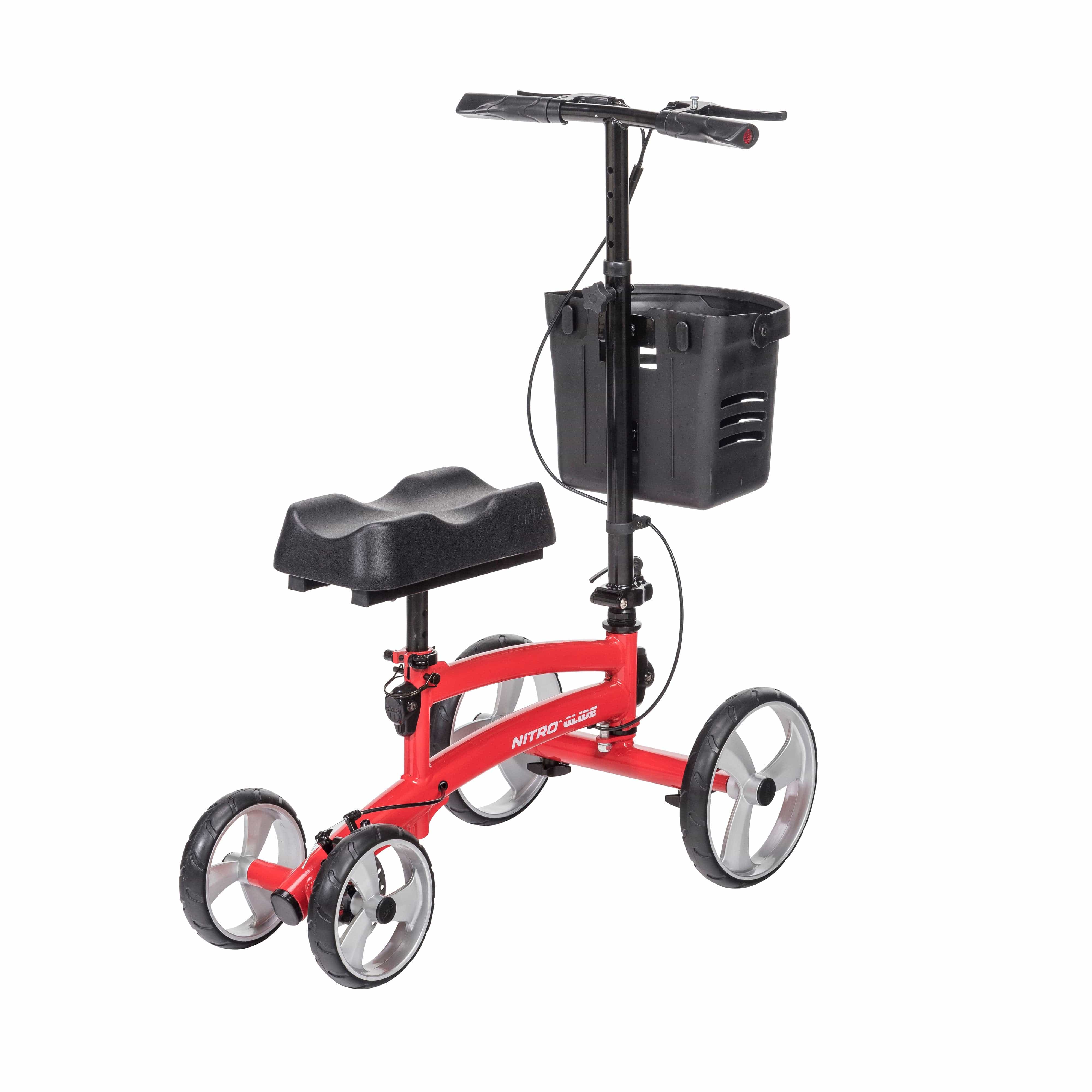 Drive Medical Drive Medical Nitro Glide Knee Walker Knee Scooter Crutch Alternative