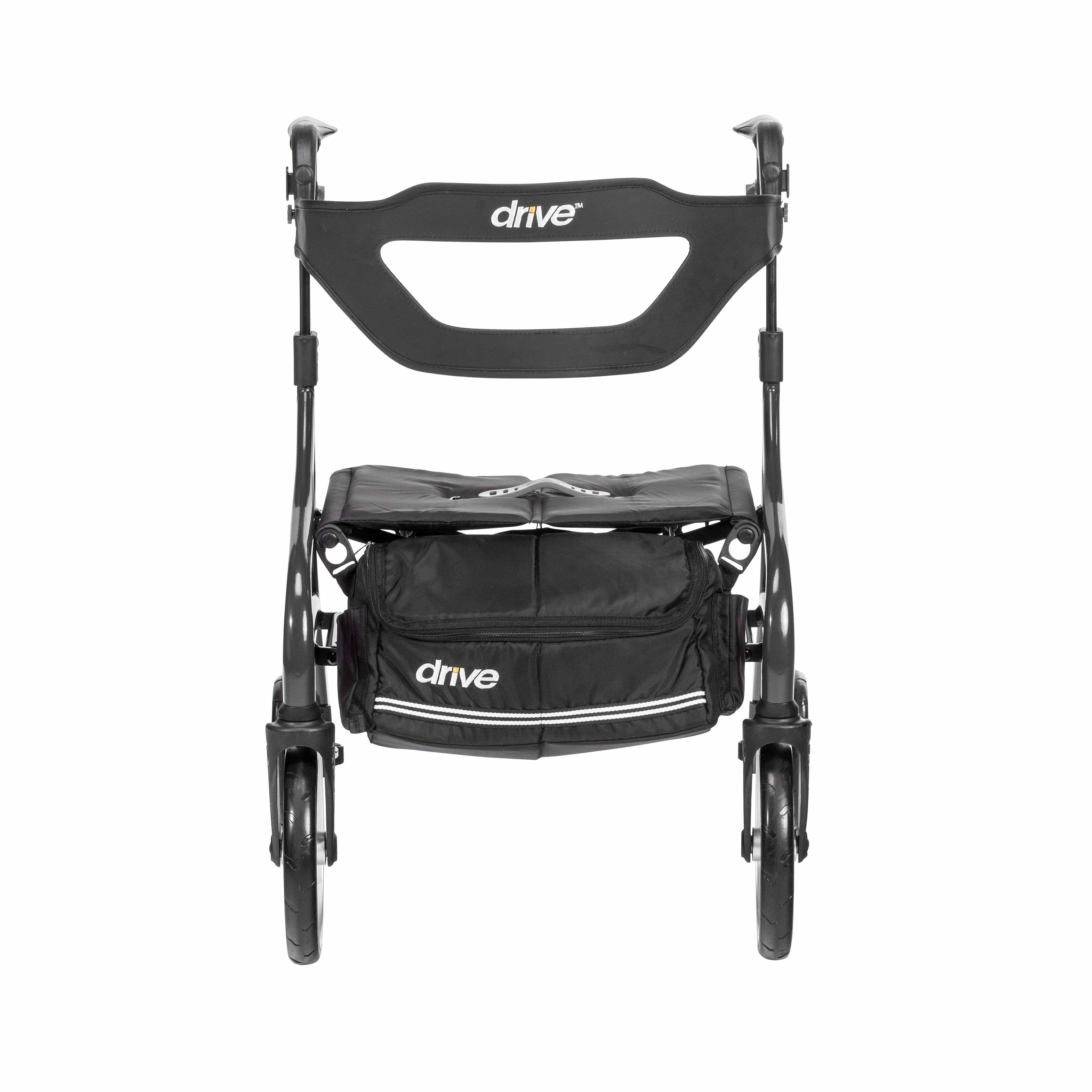 Drive Medical Drive Medical Nitro Sprint Rollator Rolling Walker, Hemi Height