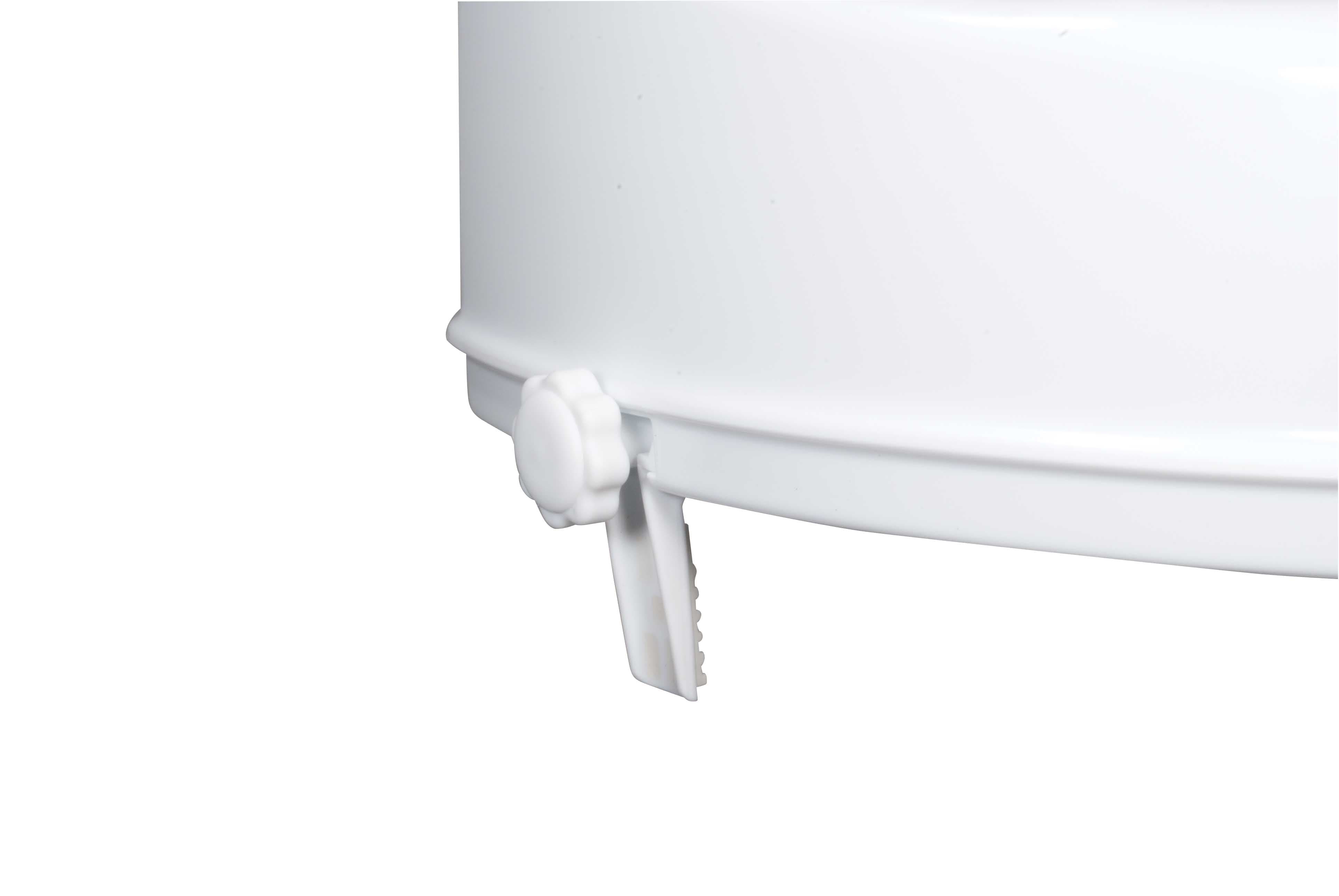 Drive Medical Drive Medical Raised Toilet Seat with Lock and Lid, Standard Seat 12065