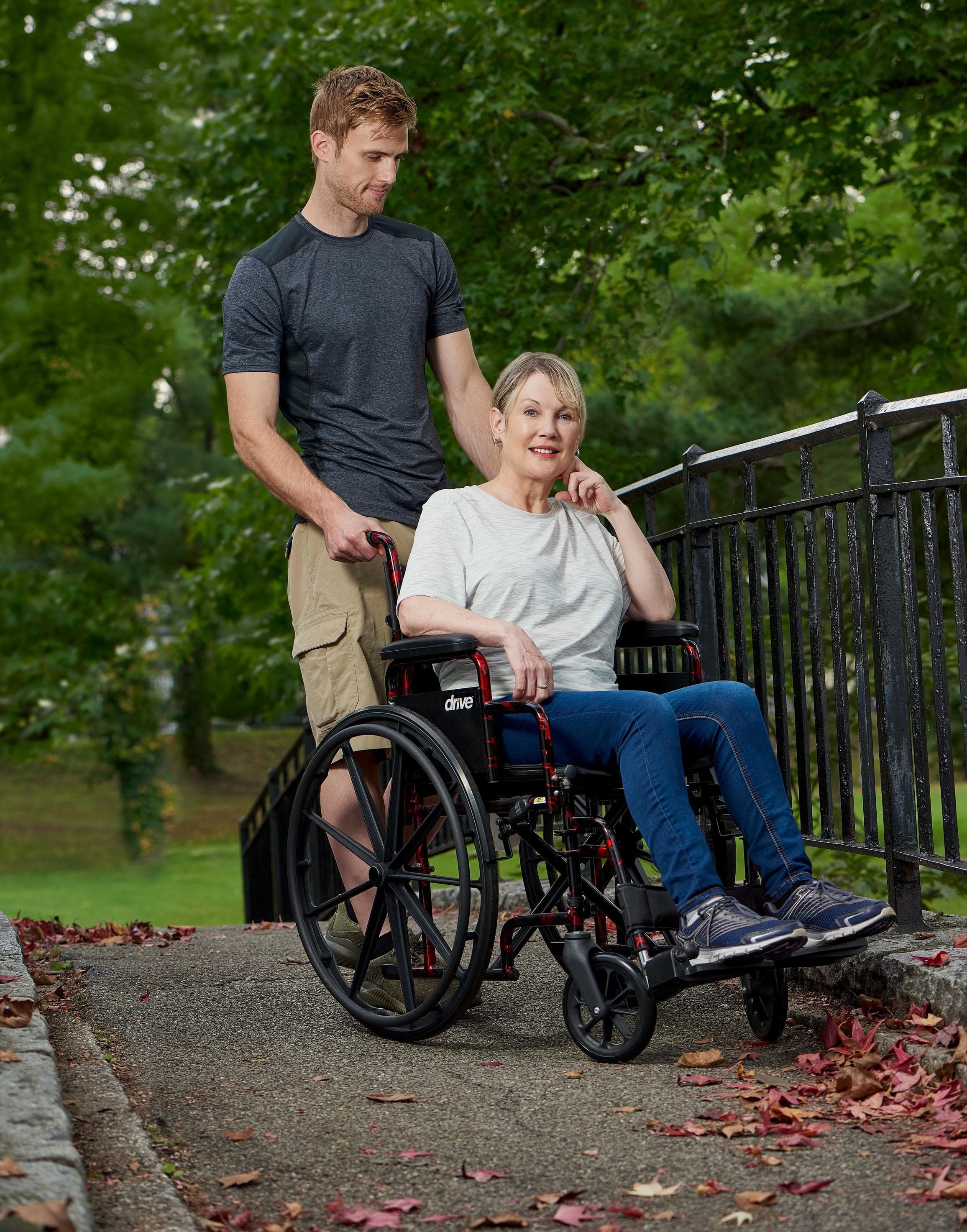 Drive Medical Drive Medical Rebel Lightweight Wheelchair rtlreb18dda-sf