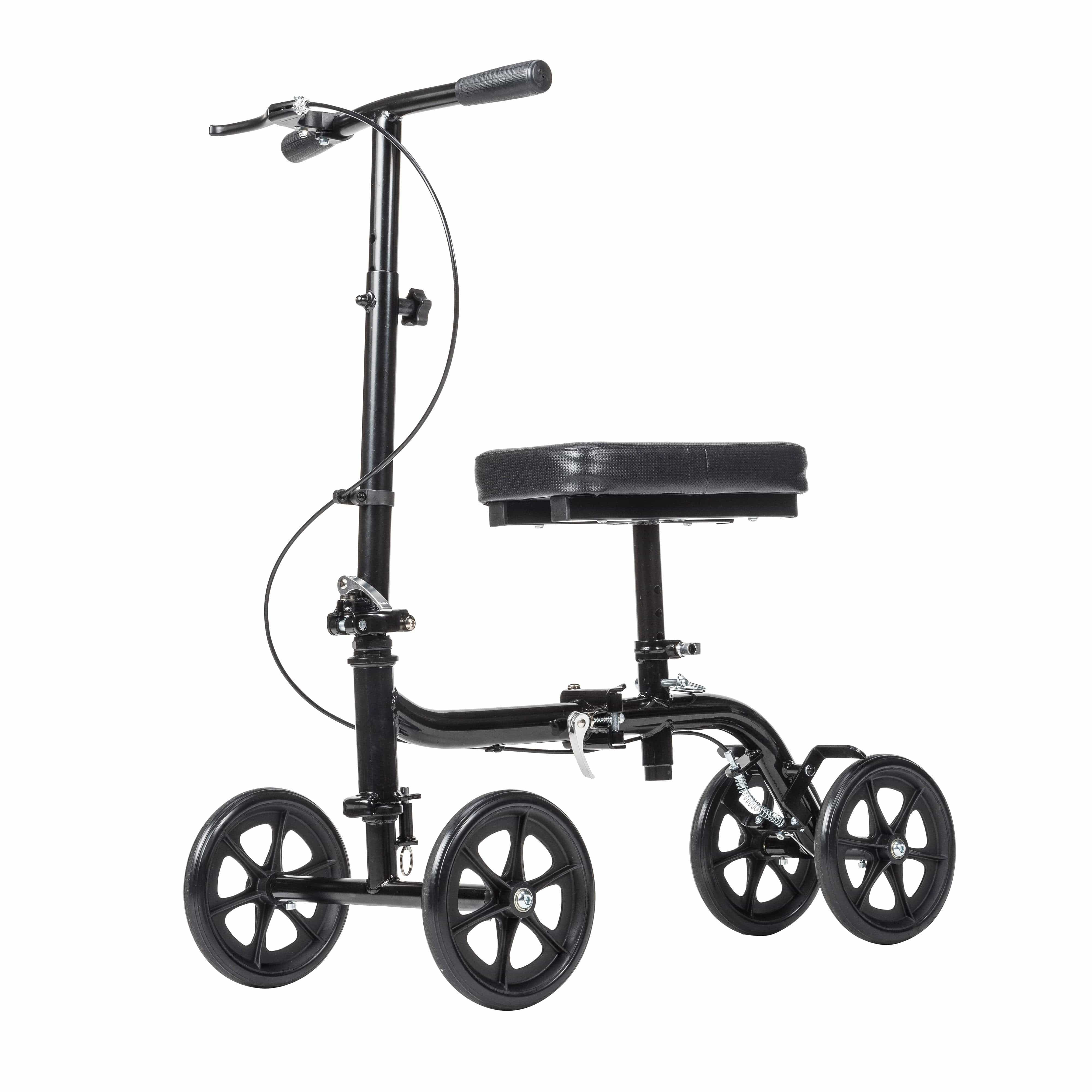 Drive Medical Drive Medical Steerable Folding Knee Walker Knee Scooter, Alternative to Crutches rtl799