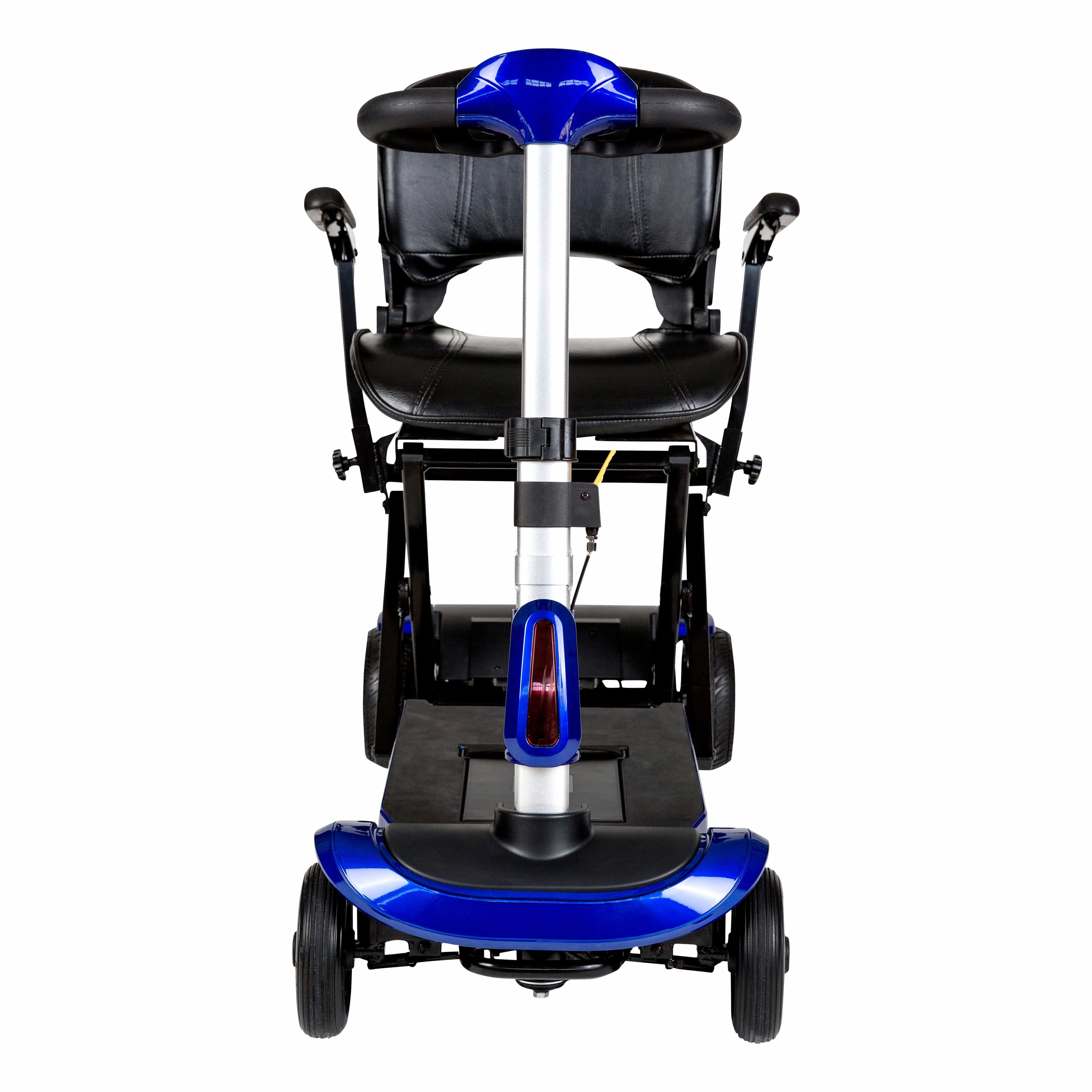 Drive Medical Drive Medical ZooMe Auto-Flex Folding Travel Scooter, Blue flex-auto