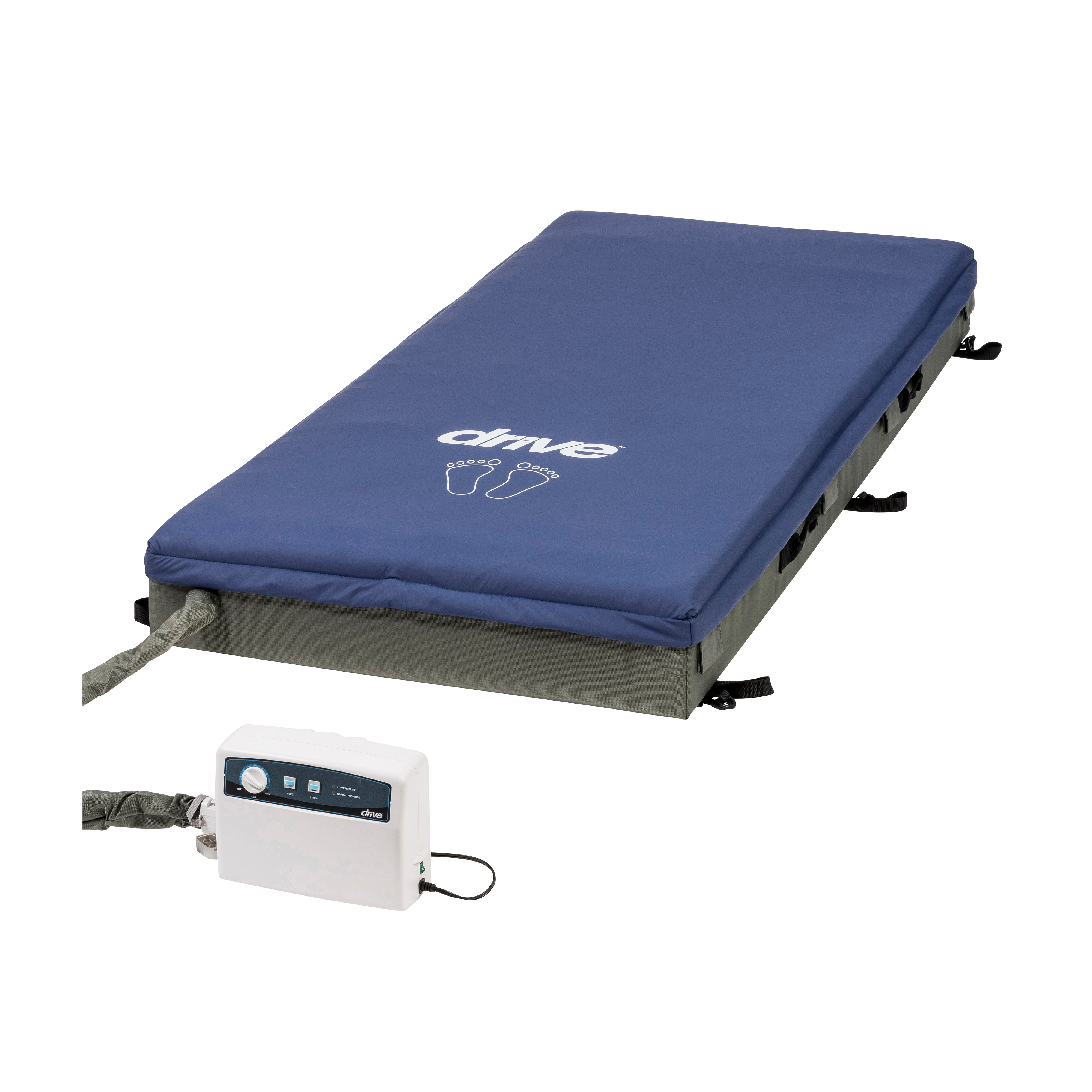 Drive Medical Med-Aire Edge Alternating Pressure & Low Air Loss Mattress Replacement System