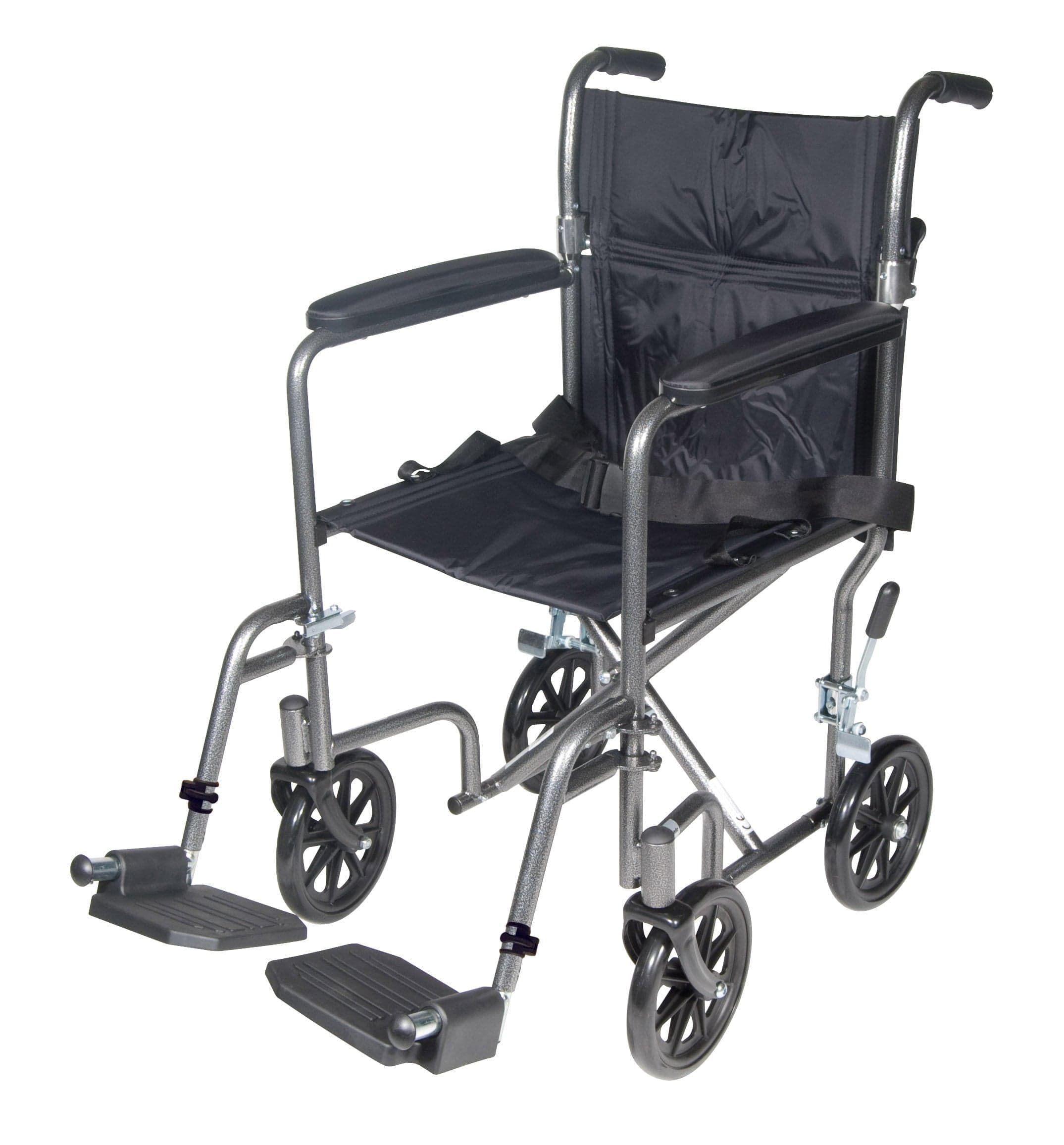 Drive Medical Drive Medical Lightweight Steel Transport Wheelchair tr37e-sv