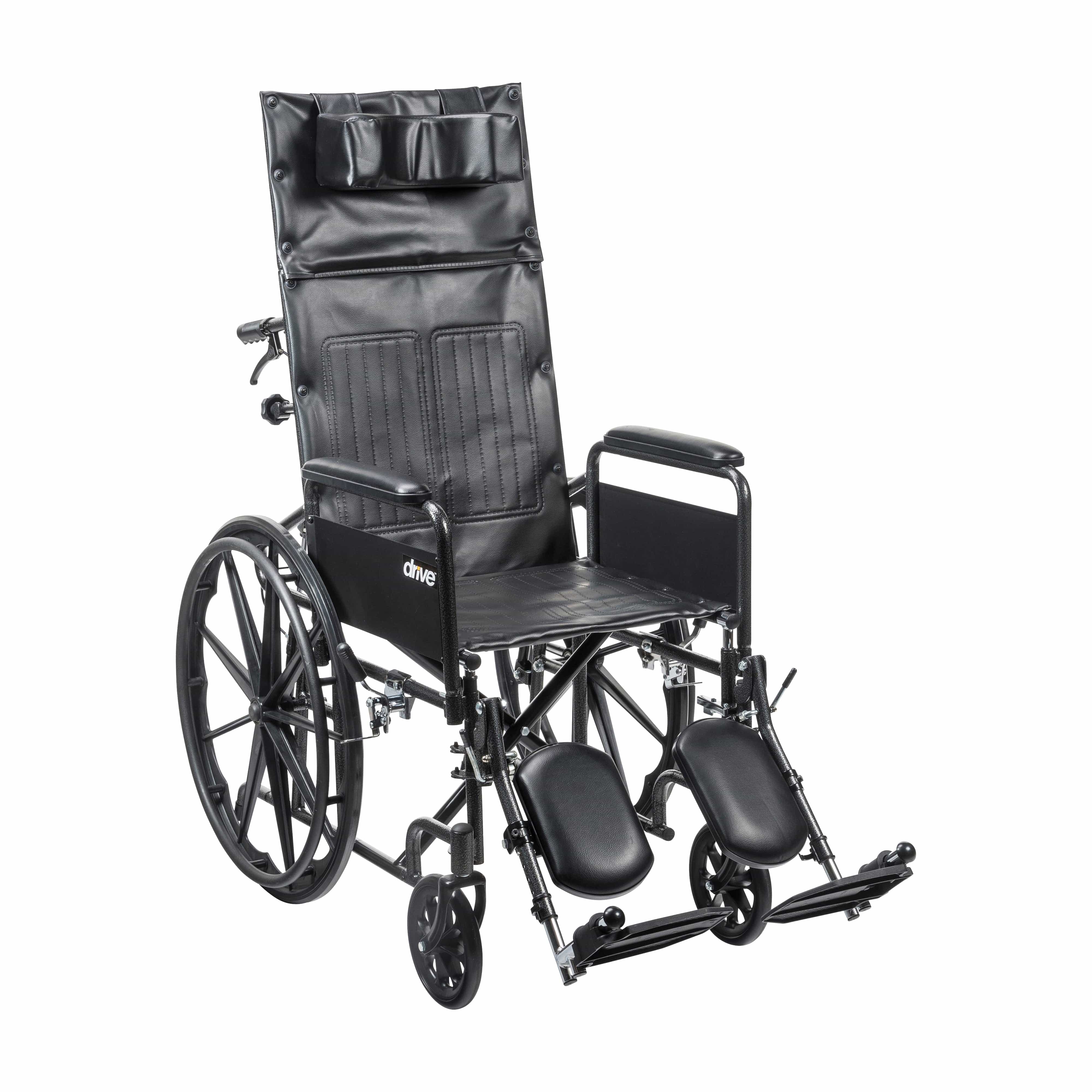 Drive Medical Drive Medical Silver Sport Full-Reclining Wheelchair ssp16rbdfav