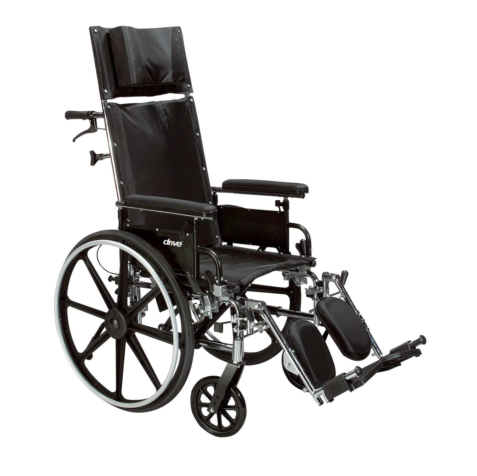 Drive Medical Drive Medical Viper Plus GT Full Reclining Wheelchair pla416rbdfa