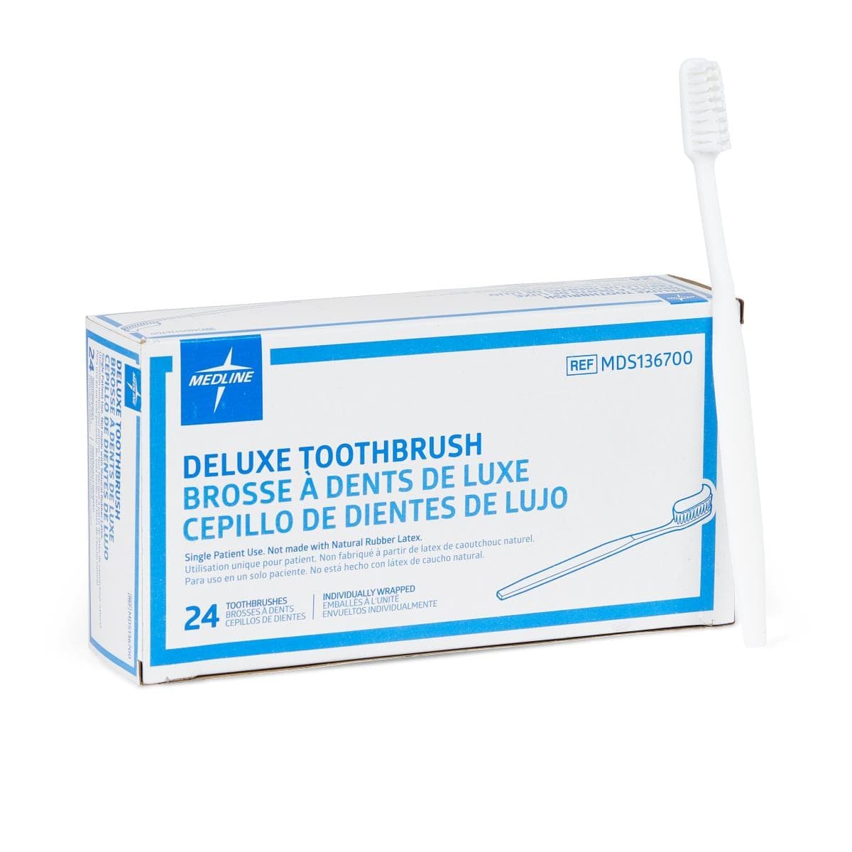 Medline Medline Deluxe Adult Patient Toothbrush MDS136700