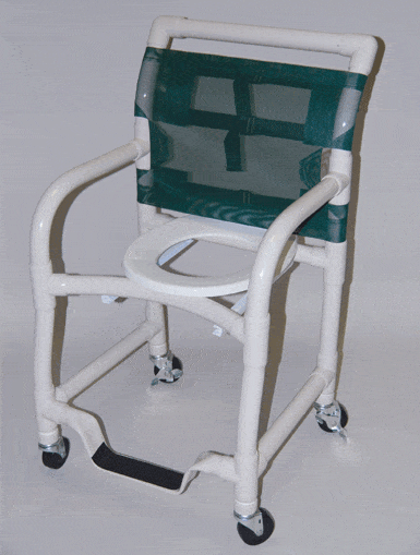 Healthline Healthline Shower and Commode Chair Standard with Footrest shower-and-commode-chair-standard-with-footrest