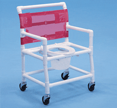 Healthline Healthline Shower Commode Chair (Extra Wide-Bar In Back) shower-commode-chair-extra-wide-bar-in-back