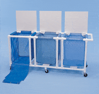 Healthline Healthline Standard Triple 33 Gallon Hamper [lh_144] #LH143W3