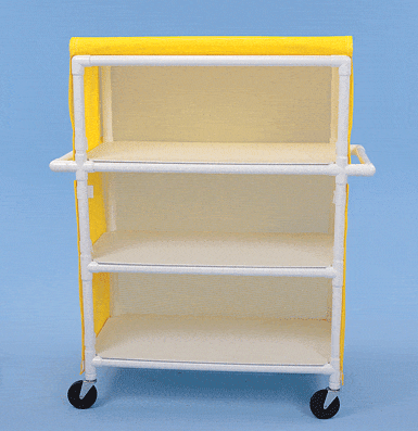 Healthline Healthline Three Shelf Cart, 42″ x 20″ Shelves three-shelf-cart-42-x-20-shelves