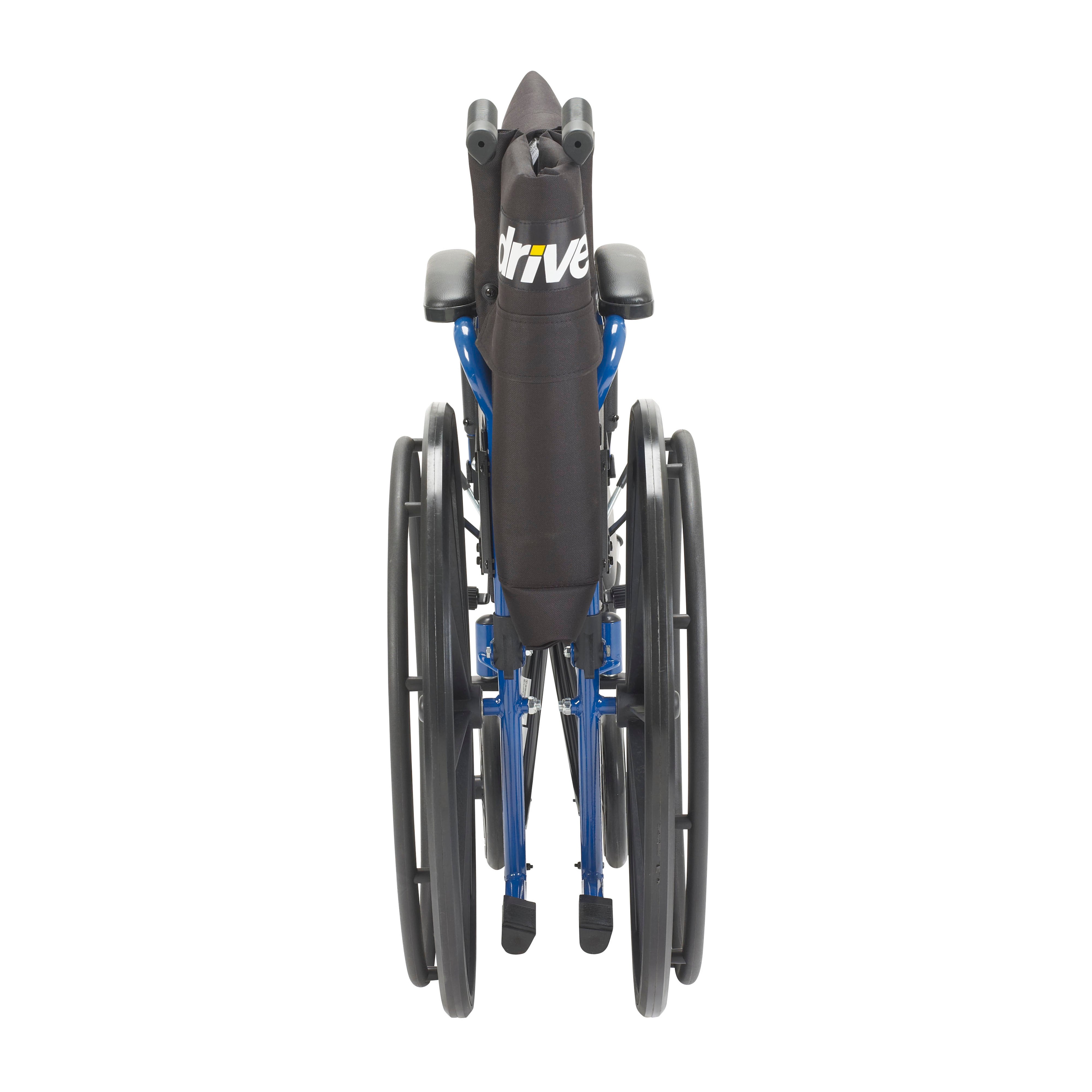 Drive Medical Blue Streak Wheelchair with Flip Back Desk Arms