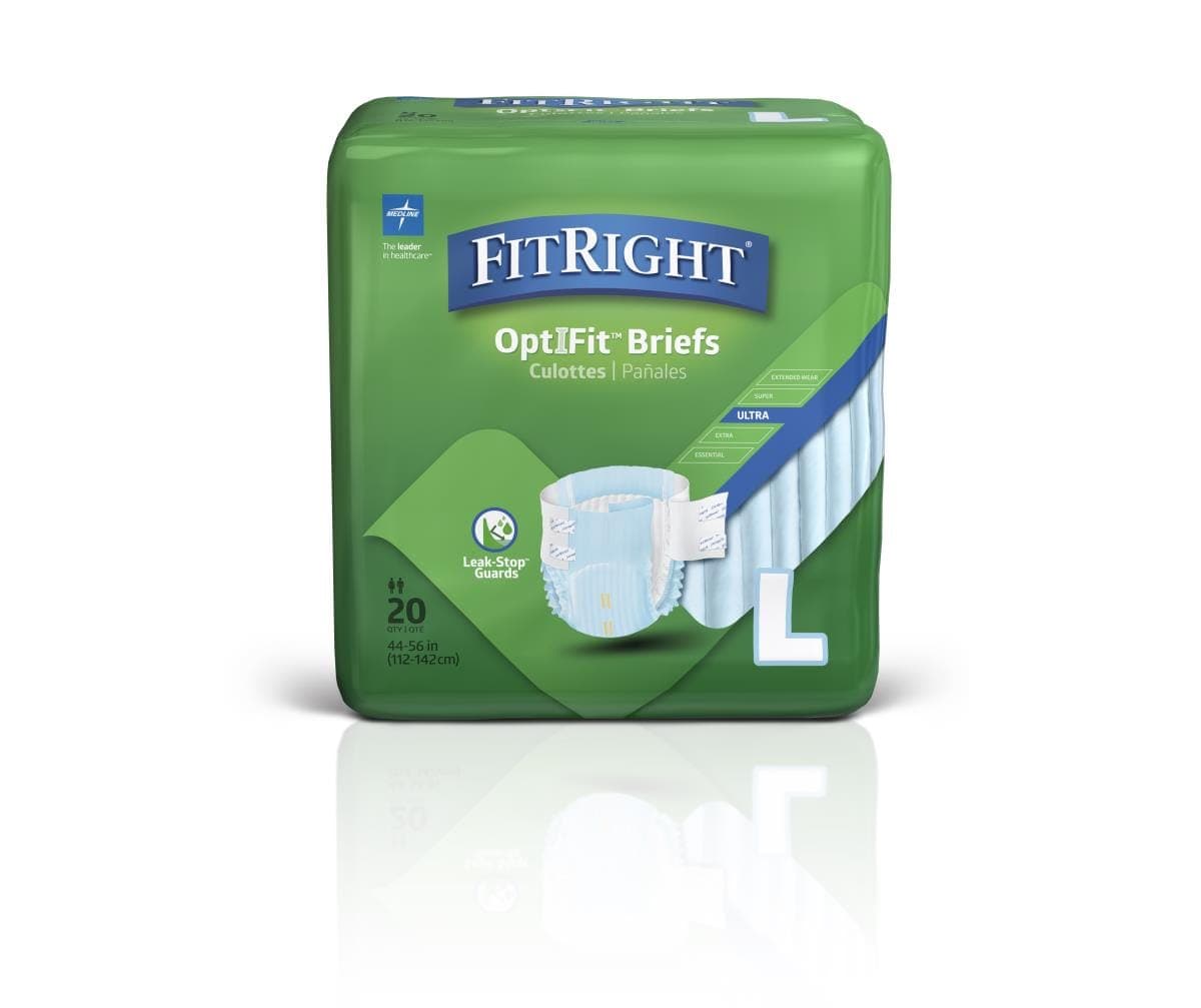 Medline Medline FitRight Ultra Incontinence Briefs FITULTRALG