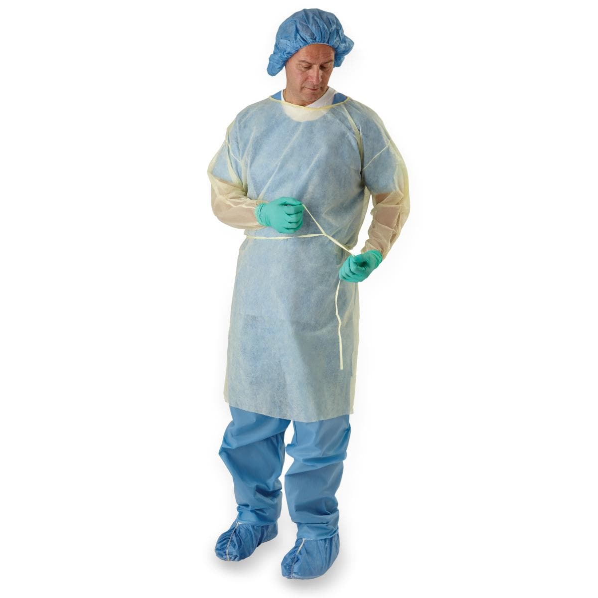 Medline Medline Classic Cover Lightweight Polypropylene Isolation Gowns CRI4000