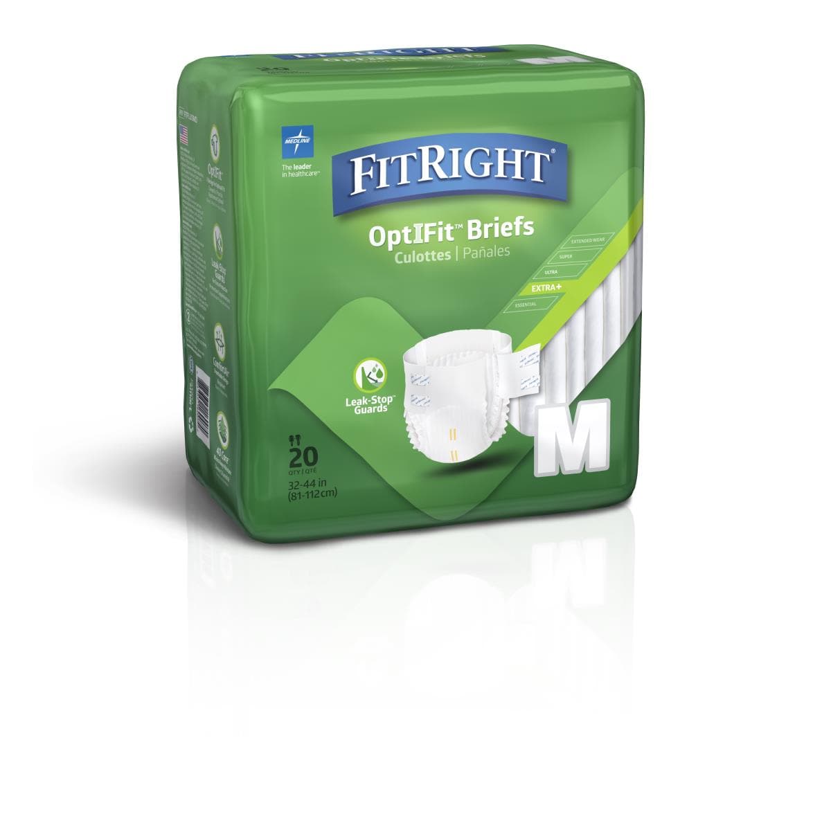 Medline Medline FitRight Plus Incontinence Briefs FITPLUSMDZ