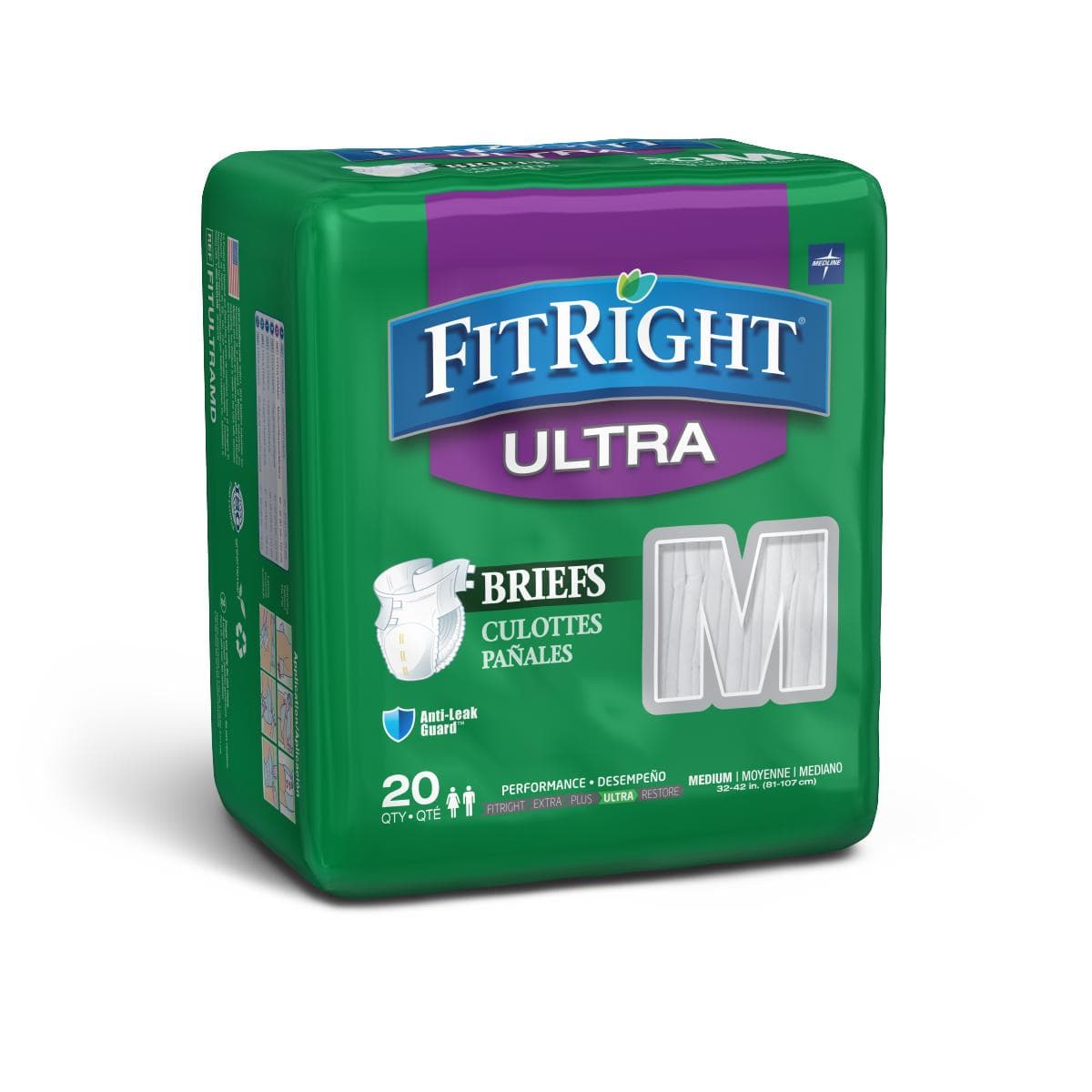 Medline Medline FitRight Ultra Incontinence Briefs FITULTRAMDZ