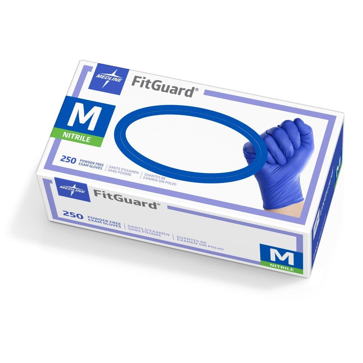 Medline Medline FitGuard Nitrile Exam Gloves FG2502