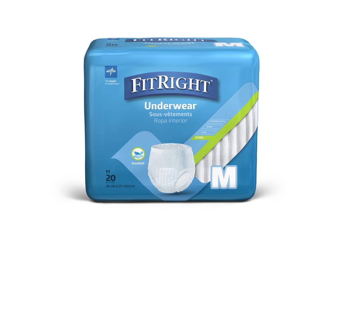 Medline Medline FitRight Extra-Protective Underwear MSC13005A