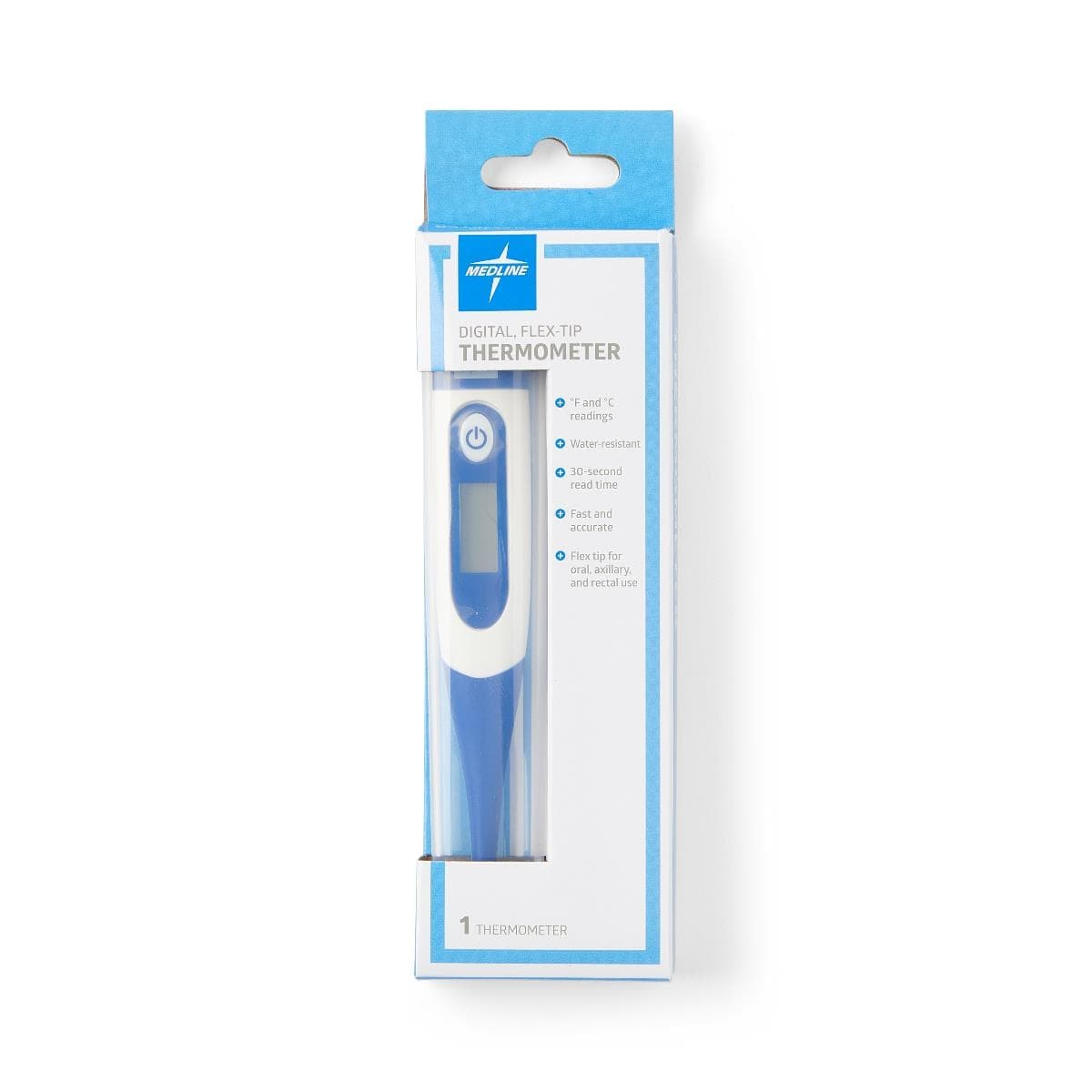 Medline Medline 30-Second Flex-Tip Oral Digital Stick Thermometers MDS99902H
