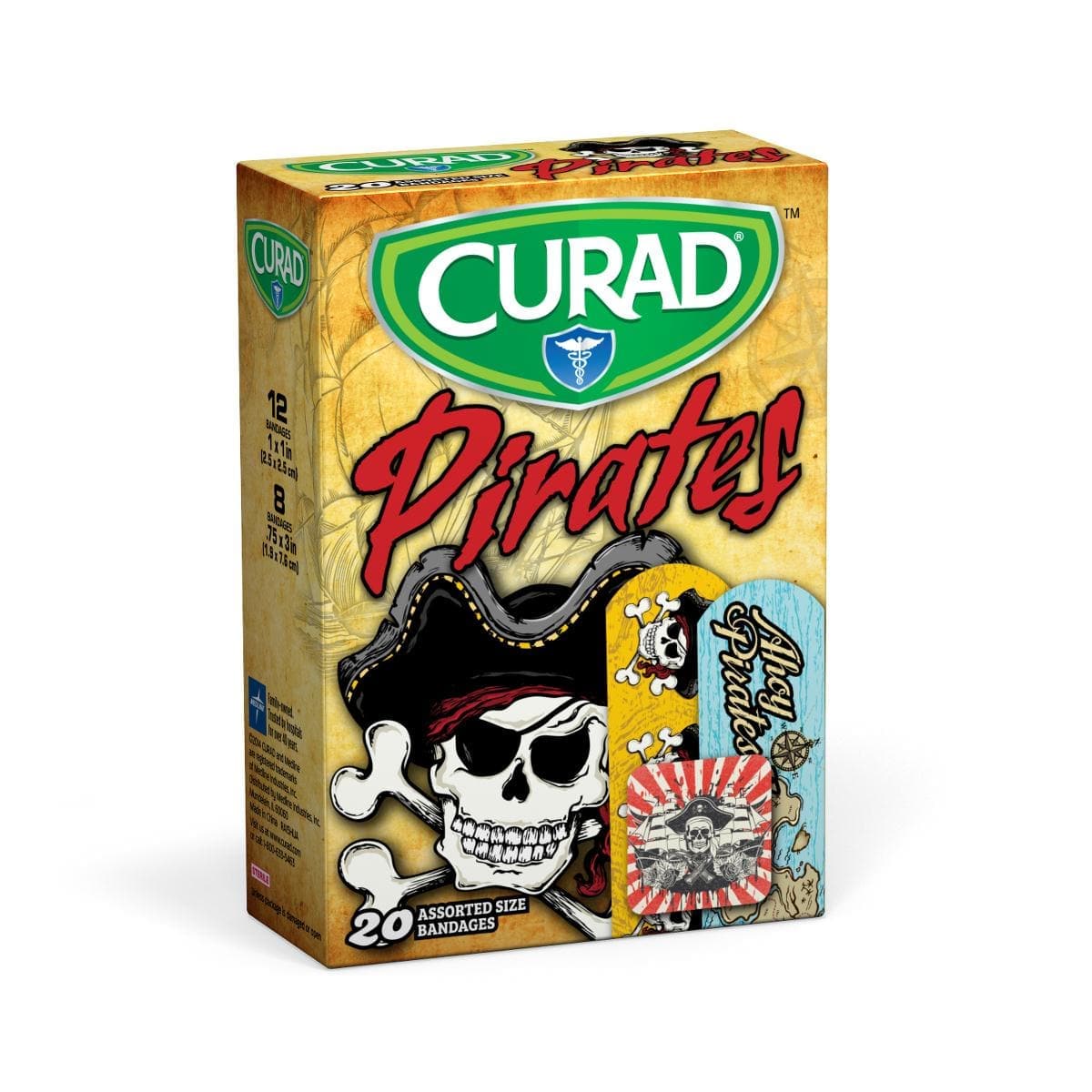 Medline Medline CURAD Pirates Bandages CUR00003RB