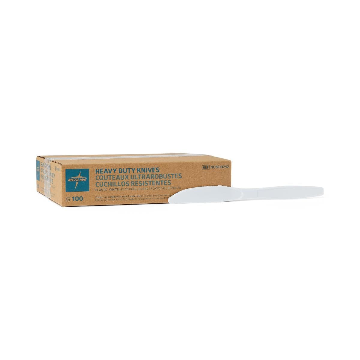 Medline Medline Disposable Plastic Knives NON00292Z