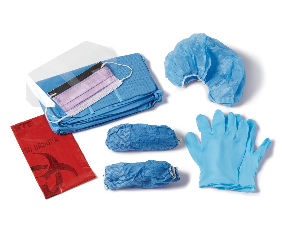 Medline Medline Employee Protection Kits with Eye Shield DYKD100EPKLF2