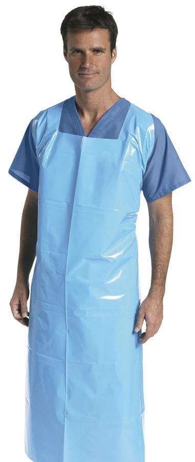 Medline Medline Heavyweight Cysto-Style Plastic Aprons NON24280