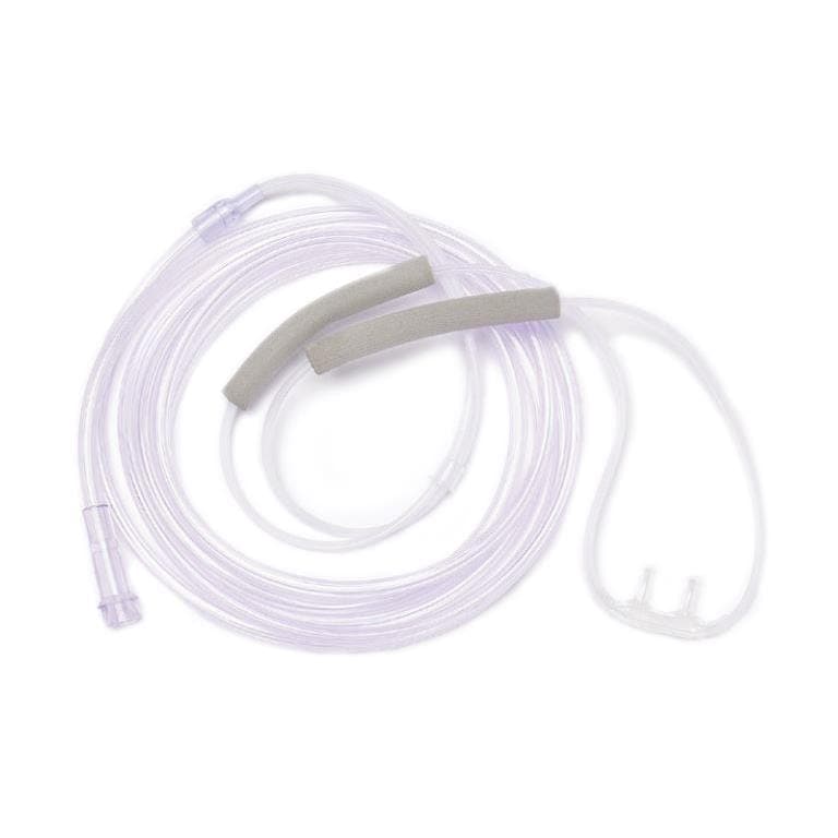 Medline Medline Soft-Touch Oxygen Cannulas with Foam Ear Covers HCS4516FM