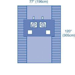 Medline Medline Sterile Barrier Precautions Central Line Pack DYNJP4120