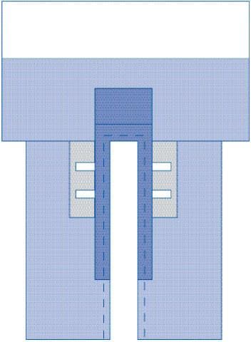 Medline Medline Sterile CV Split Surgical Drape with Clear Anesthesia Pouch DYNJP4008