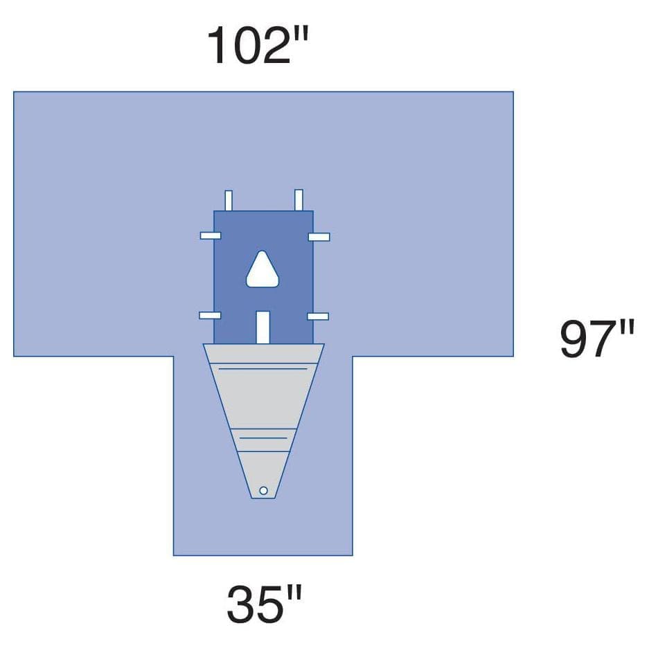 Medline Medline Sterile Laparoscopic Perineal Surgical Pack, Eclipse DYNJP9130